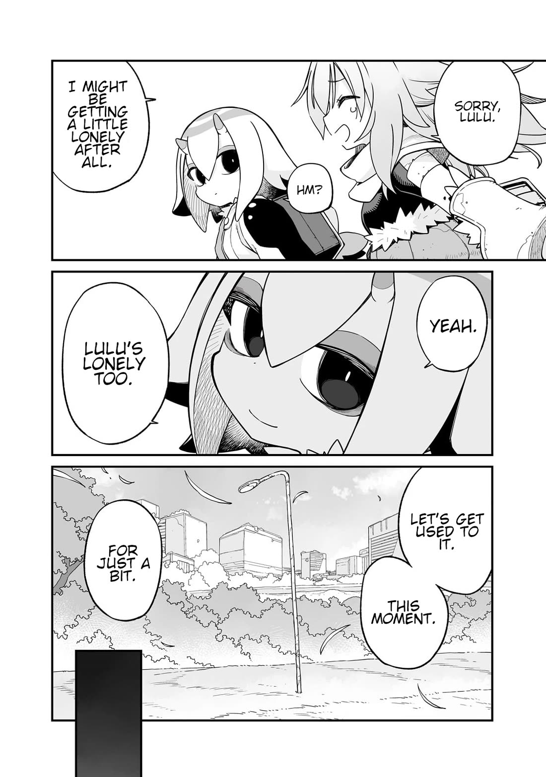 Even If the World is Over it's Fun to Live Chapter 37.2 page 11 - Chapter 37.2: Shadows and Footsteps