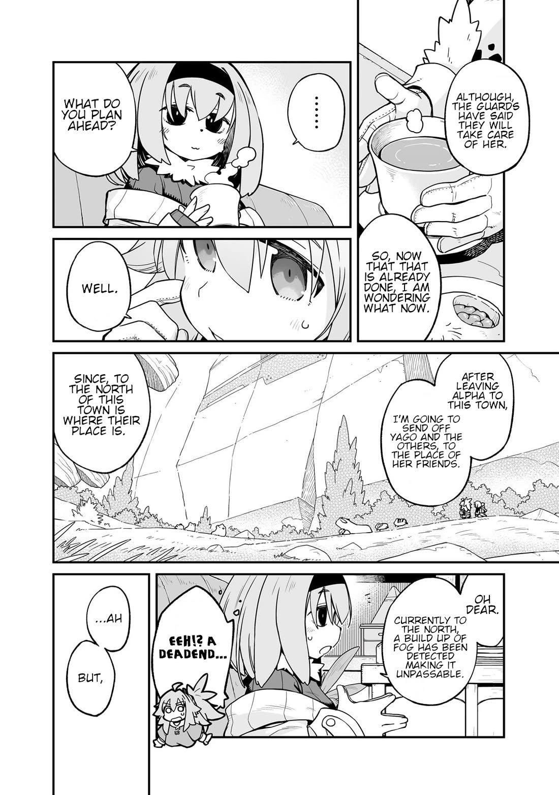 Even If the World is Over it's Fun to Live Chapter 37.2 page 3 - Chapter 37.2: Shadows and Footsteps