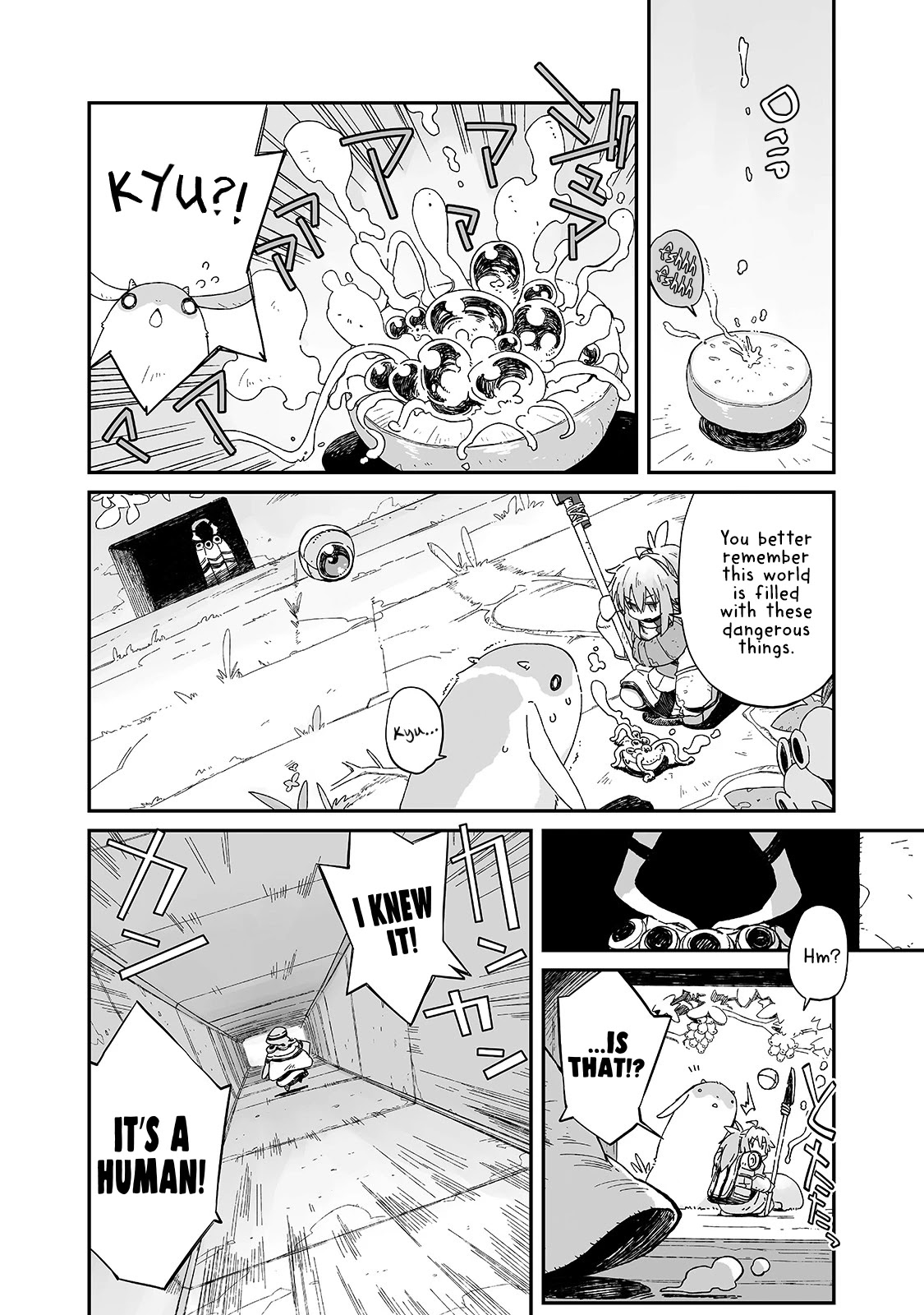 Even If the World is Over it's Fun to Live Chapter 4 page 2 - Chapter 4: A Strange Looking Person