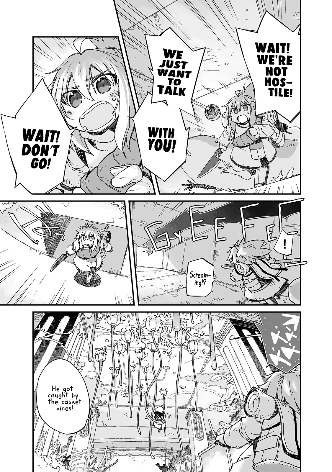 Even If the World is Over it's Fun to Live Chapter 4 page 3 - Chapter 4: A Strange Looking Person