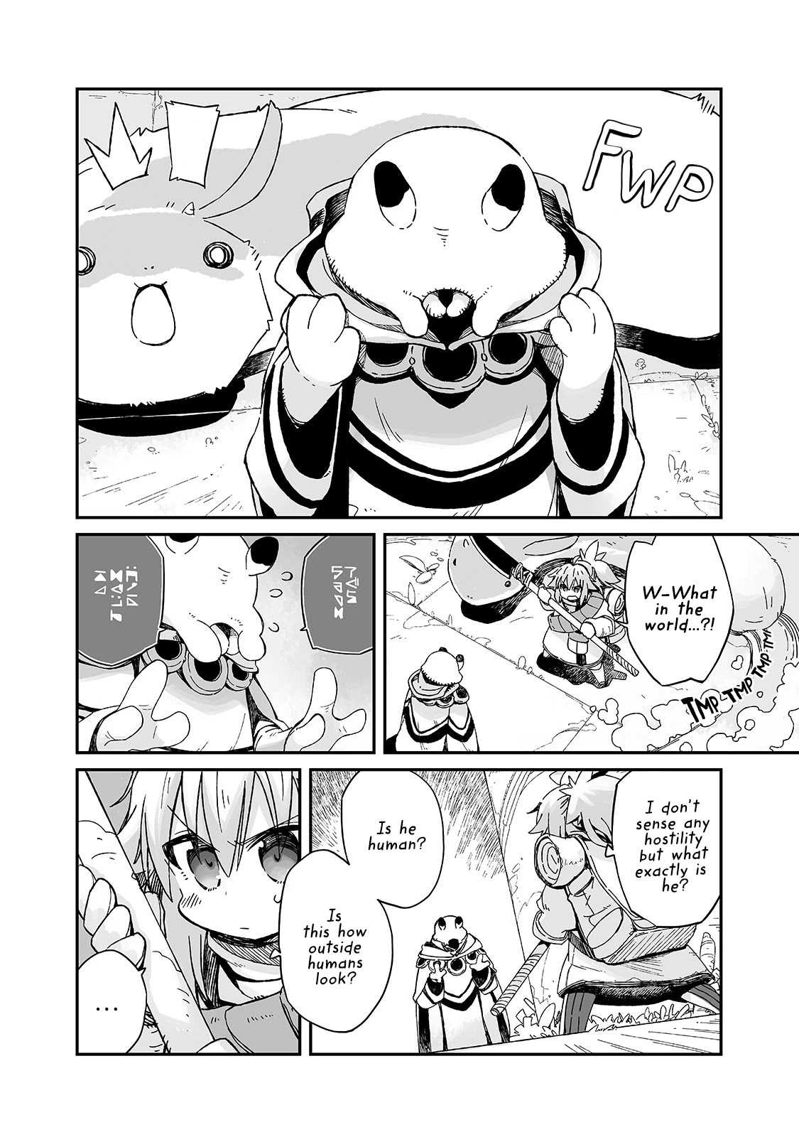 Even If the World is Over it's Fun to Live Chapter 4 page 6 - Chapter 4: A Strange Looking Person