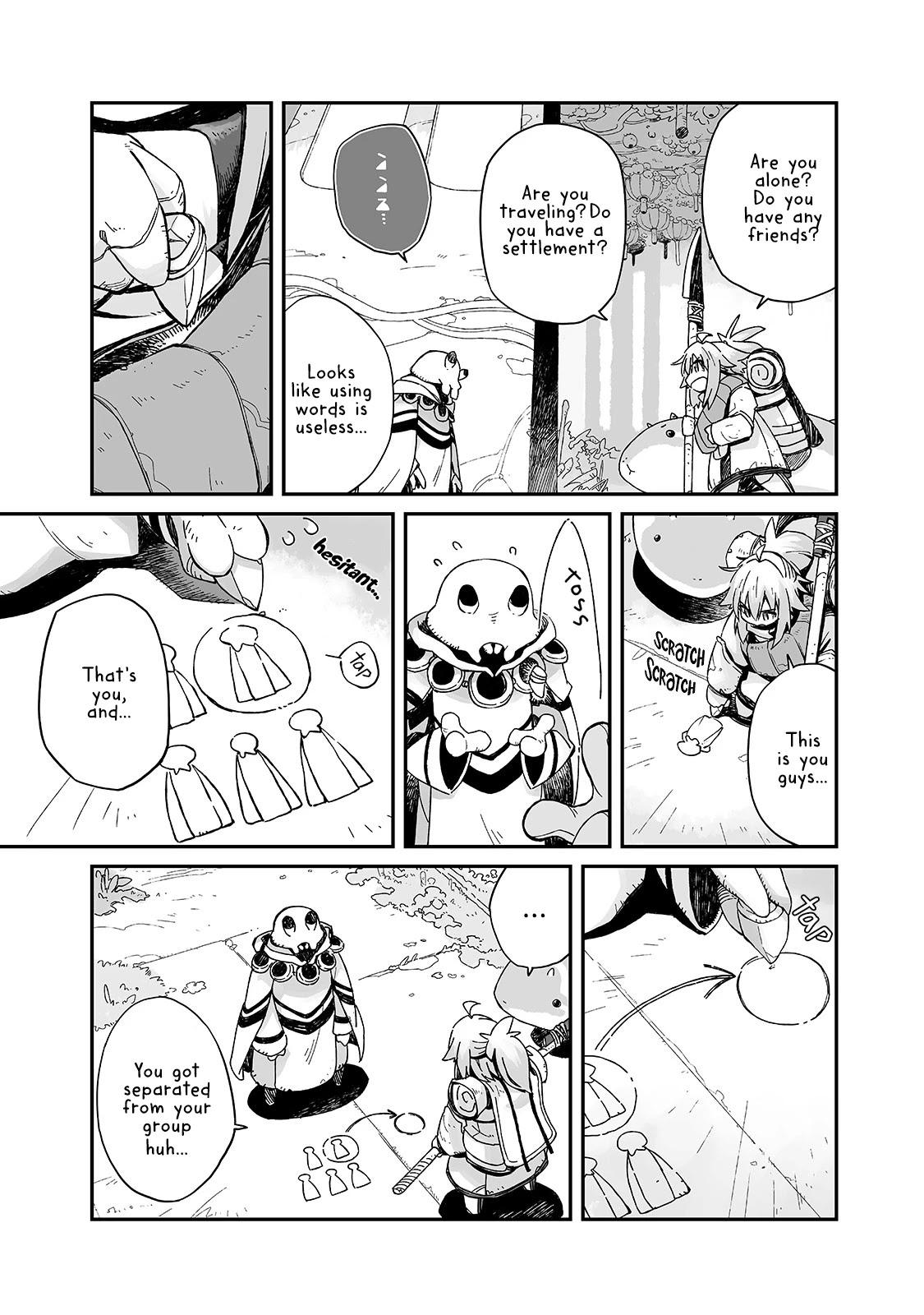 Even If the World is Over it's Fun to Live Chapter 4 page 7 - Chapter 4: A Strange Looking Person
