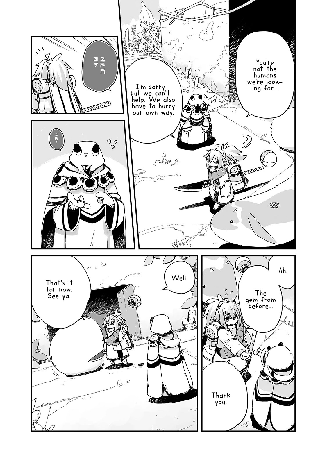 Even If the World is Over it's Fun to Live Chapter 4 page 8 - Chapter 4: A Strange Looking Person