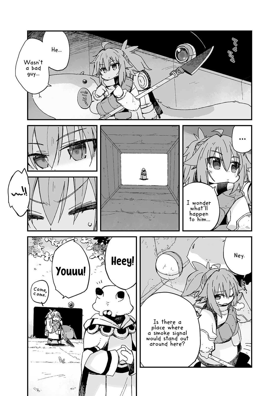 Even If the World is Over it's Fun to Live Chapter 4 page 9 - Chapter 4: A Strange Looking Person