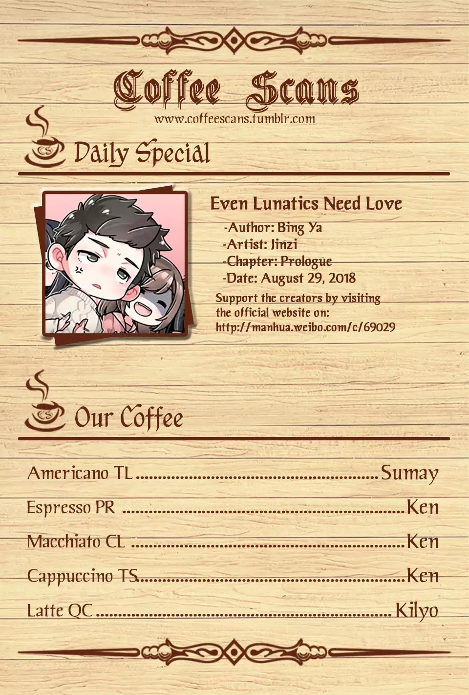 Even Lunatics Need Love Chapter 0 page 1 - Chapter 0: Prologue: Interview Time~