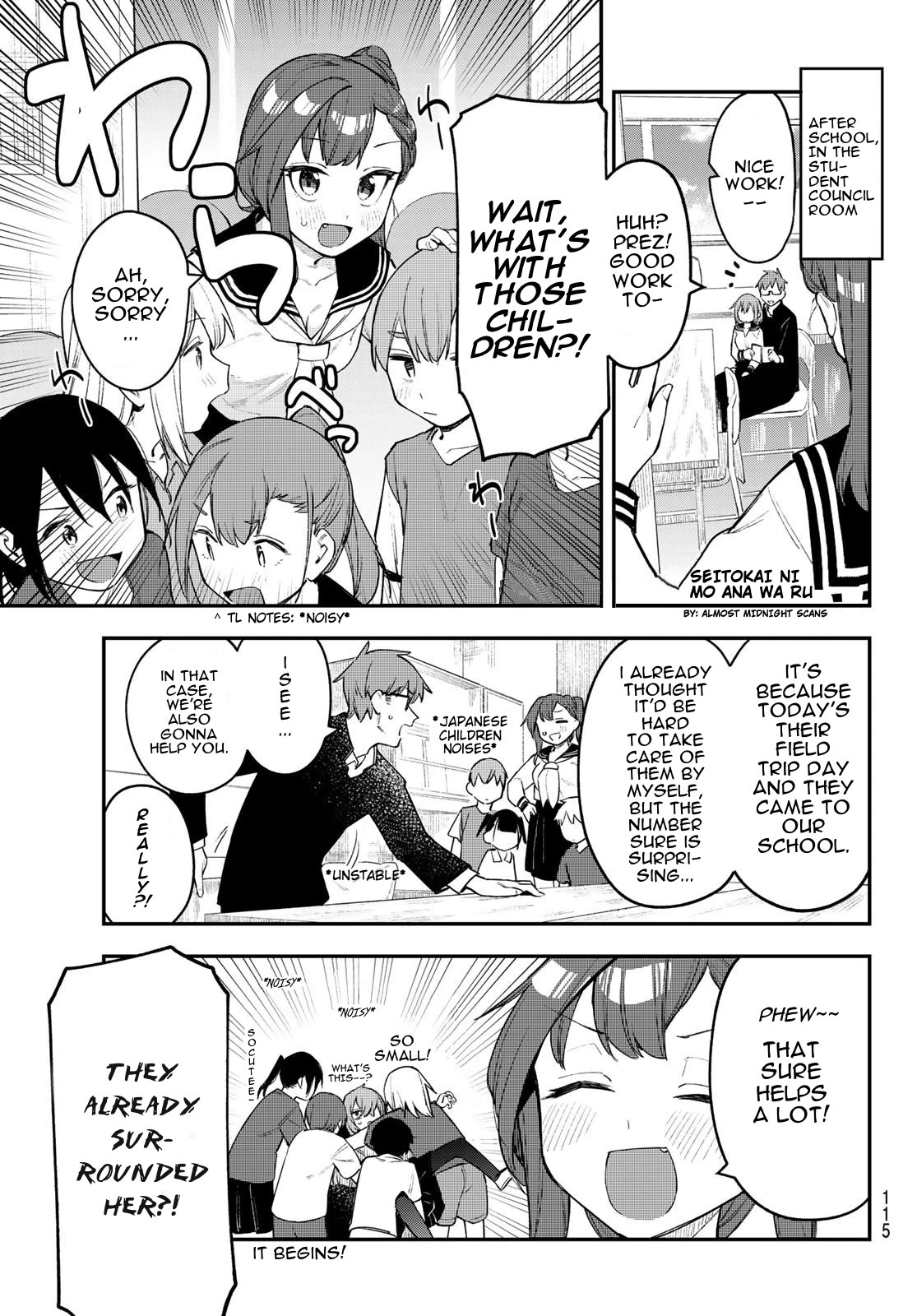 Even The Student Council Has Holes! Chapter 12 page 1 - Chapter 12: Attack of The Pre-Schoolers!!