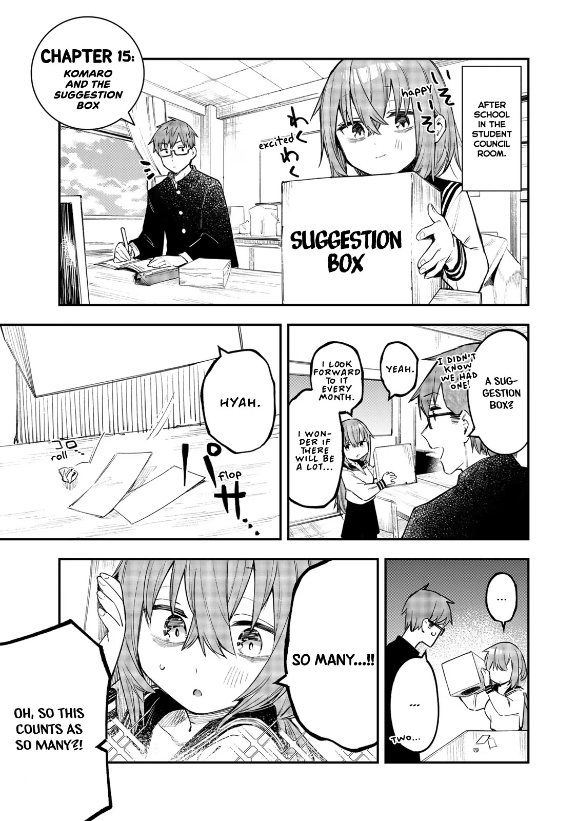 Even The Student Council Has Holes! Chapter 15 page 1 - Chapter 15: Komaro and the Suggestion Box