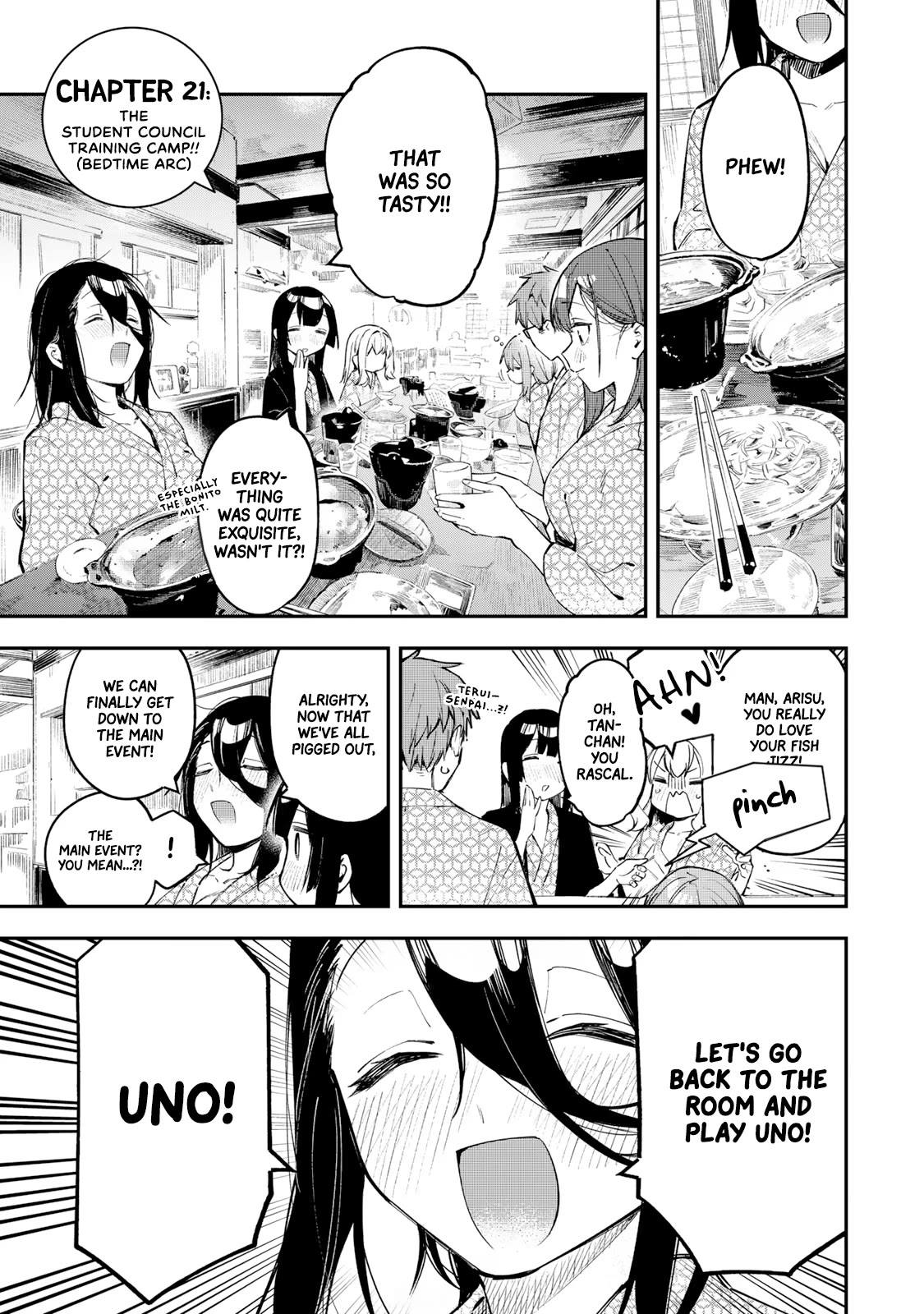 Even The Student Council Has Holes! Chapter 21 page 1 - Chapter 21: The Student Council Training Camp!! (Bedtime Arc)