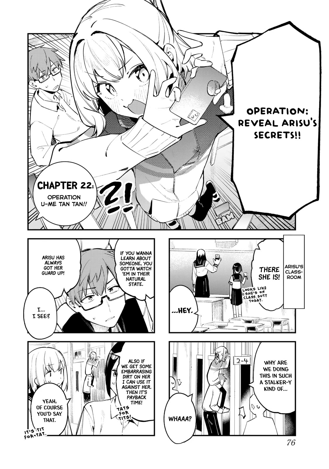 Even The Student Council Has Holes! Chapter 22 page 4 - Chapter 22: Operation U~me Tan Tan!!