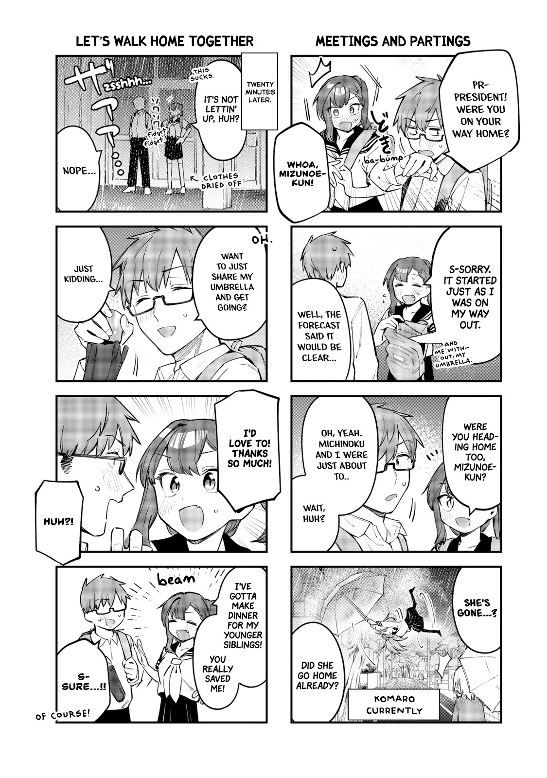 Even The Student Council Has Holes! Chapter 23 page 3 - Chapter 23: Rainy Day Ume Crowded Under an Umbrella