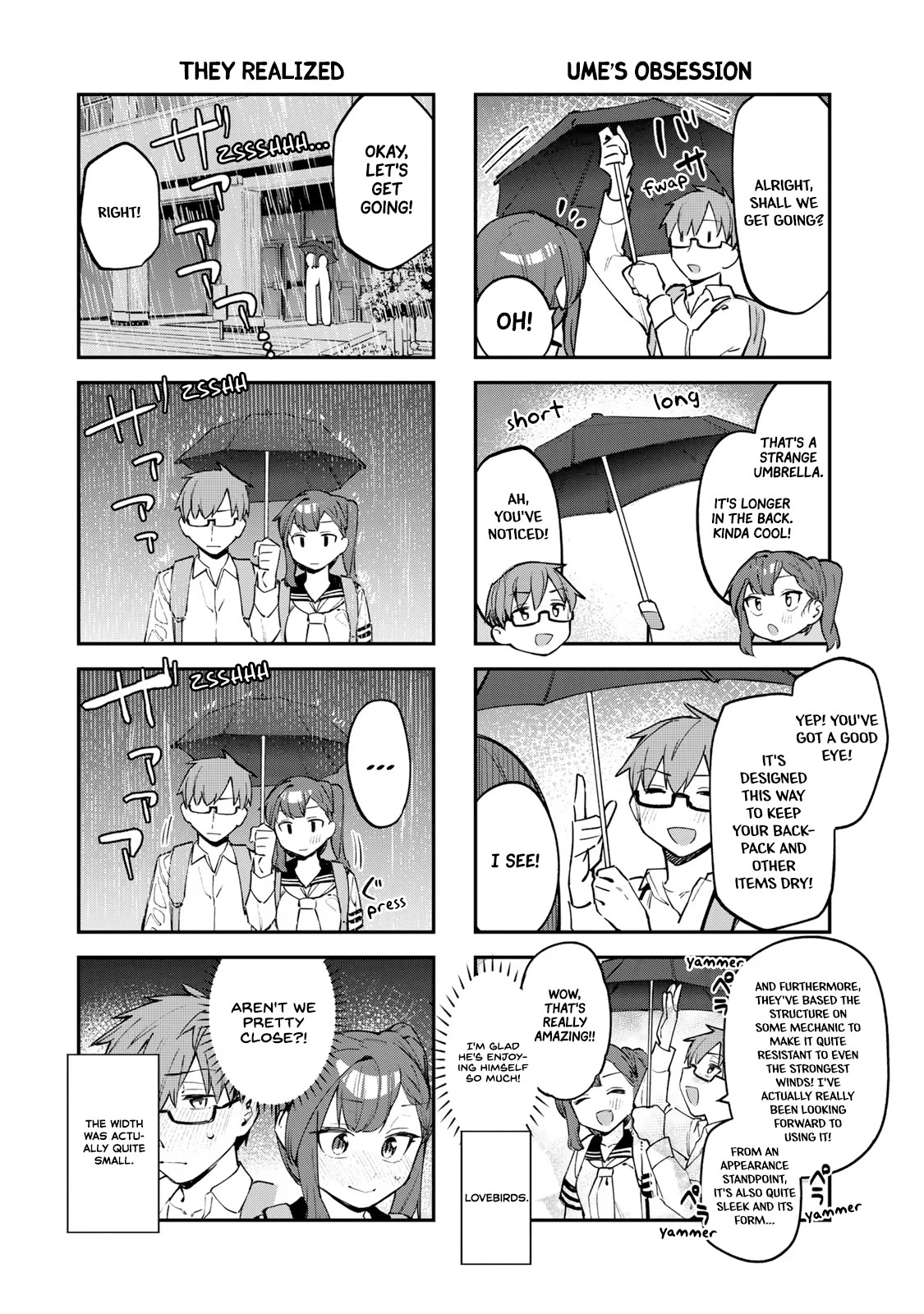Even The Student Council Has Holes! Chapter 23 page 4 - Chapter 23: Rainy Day Ume Crowded Under an Umbrella