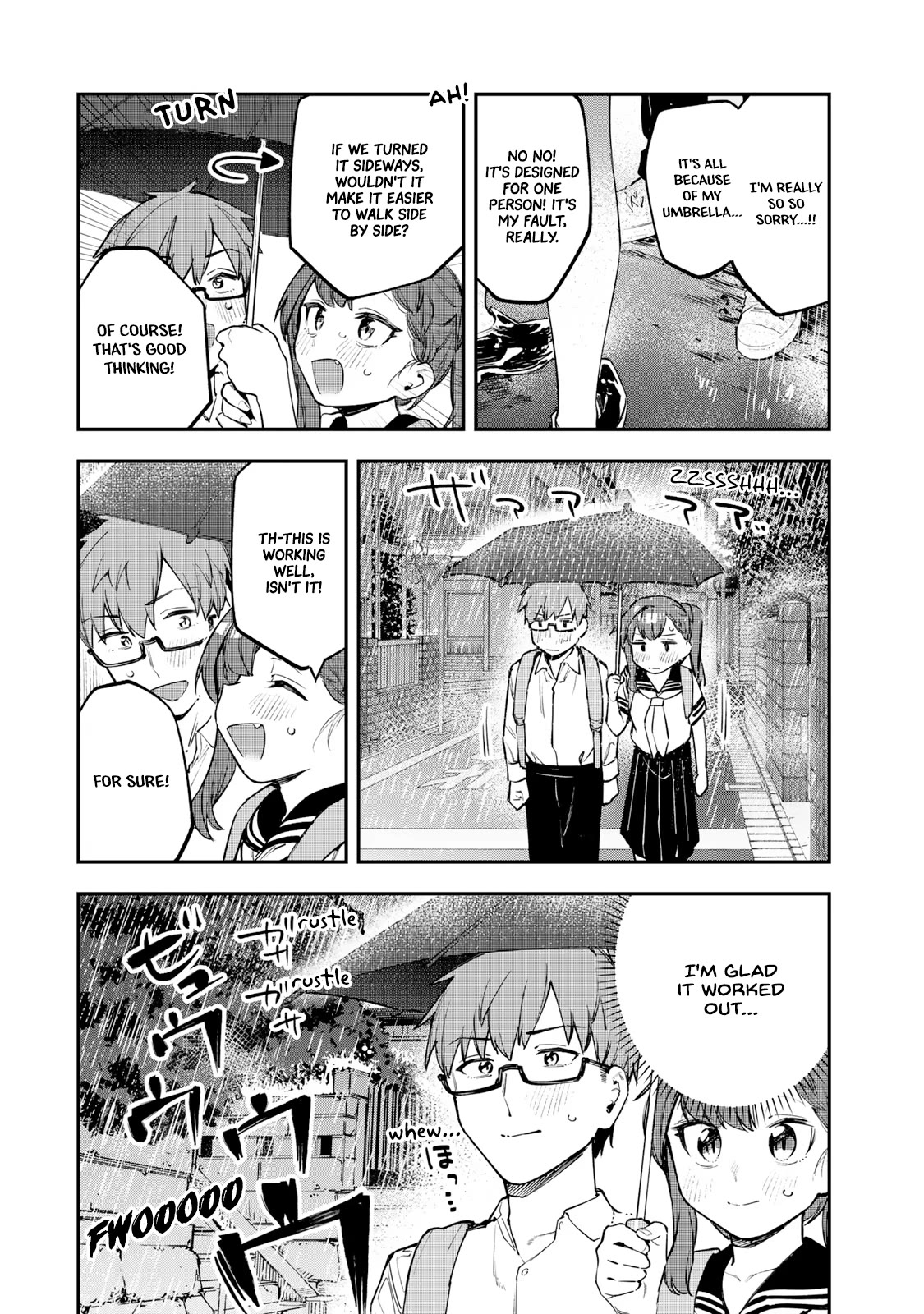 Even The Student Council Has Holes! Chapter 23 page 6 - Chapter 23: Rainy Day Ume Crowded Under an Umbrella