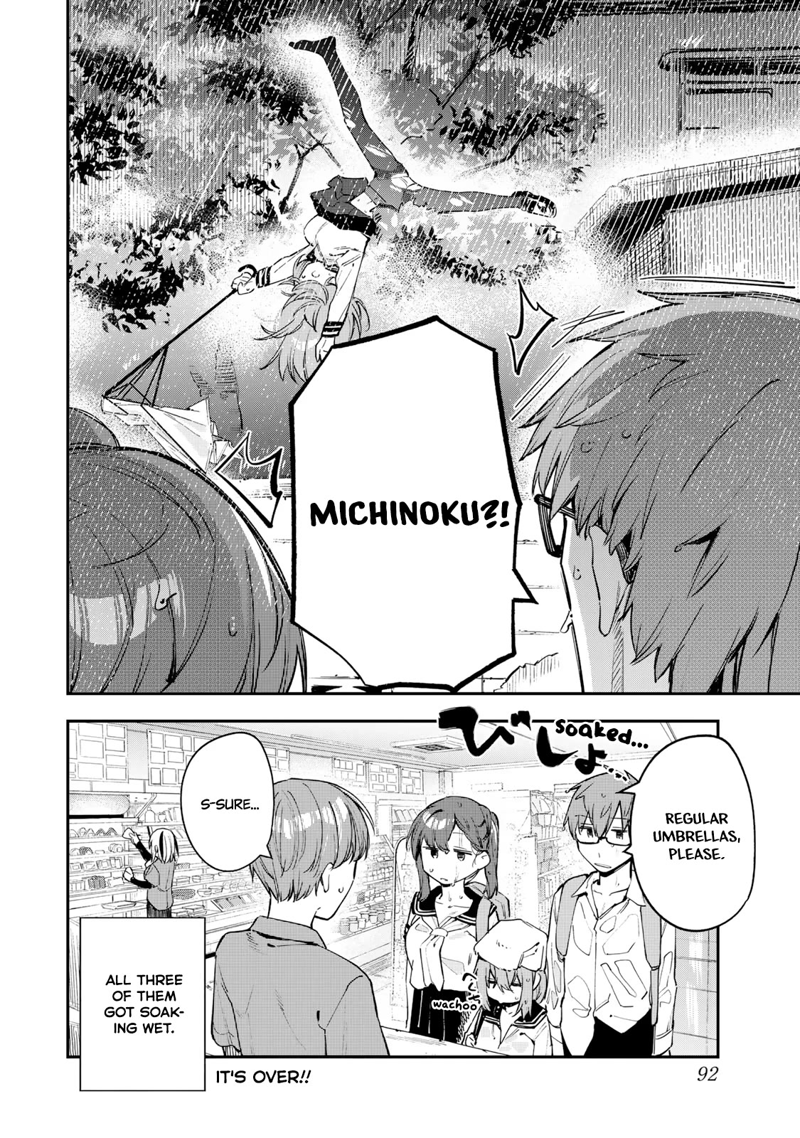 Even The Student Council Has Holes! Chapter 23 page 8 - Chapter 23: Rainy Day Ume Crowded Under an Umbrella
