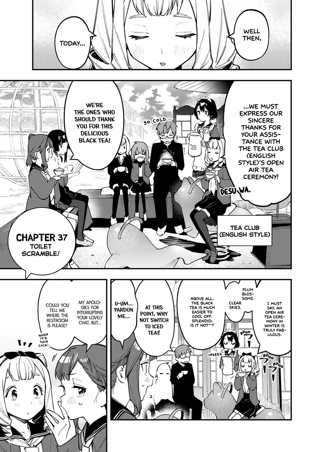 Even The Student Council Has Holes! Chapter 37 page 1 - Chapter 37: Toilet Scramble!