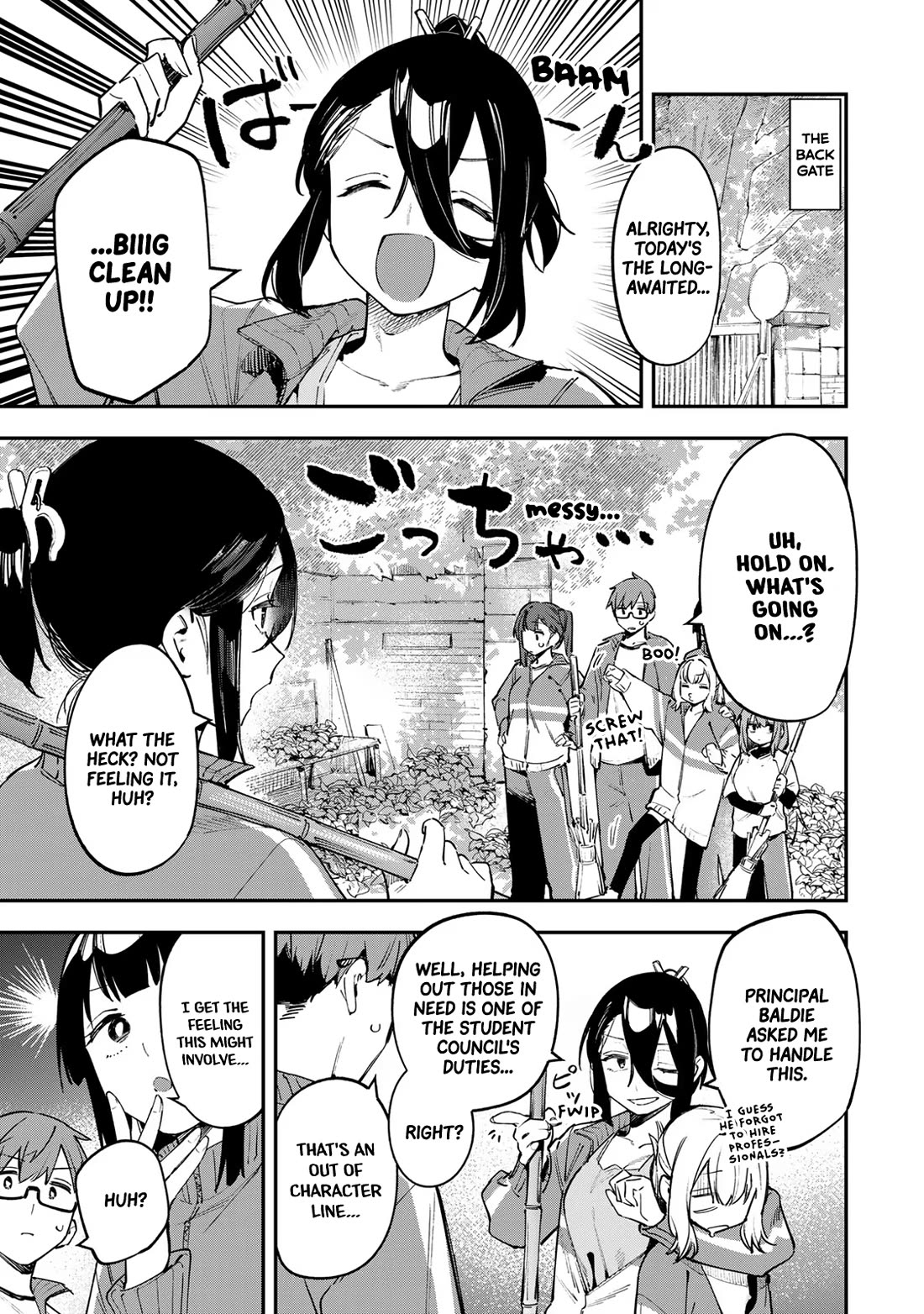 Even The Student Council Has Holes! Chapter 46 page 2 - Chapter 46: Cleaning and Boobs