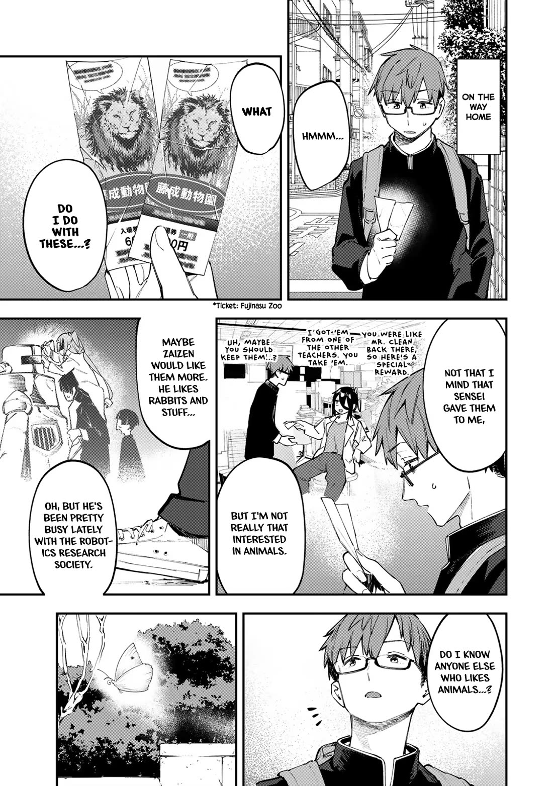 Even The Student Council Has Holes! Chapter 47 page 1 - Chapter 47: Komaro and the Zoo (Part 1)