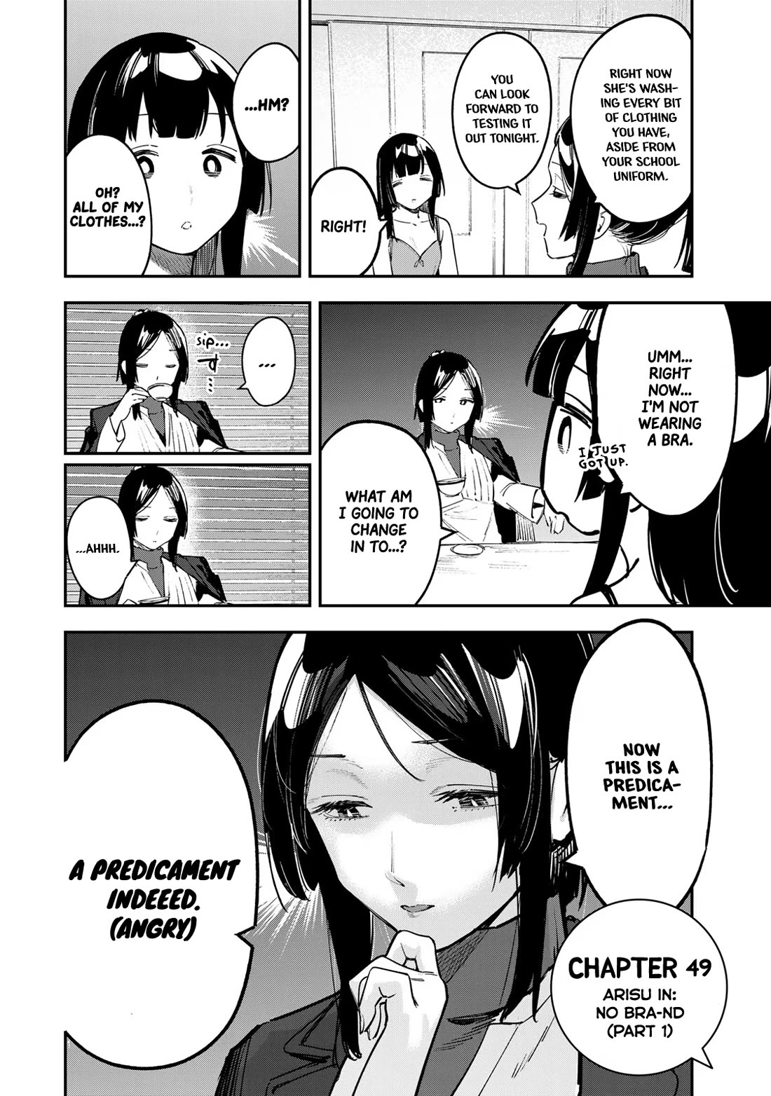 Even The Student Council Has Holes! Chapter 49 page 2 - Chapter 49: Arisu in: No Bra-nd (Part 1)