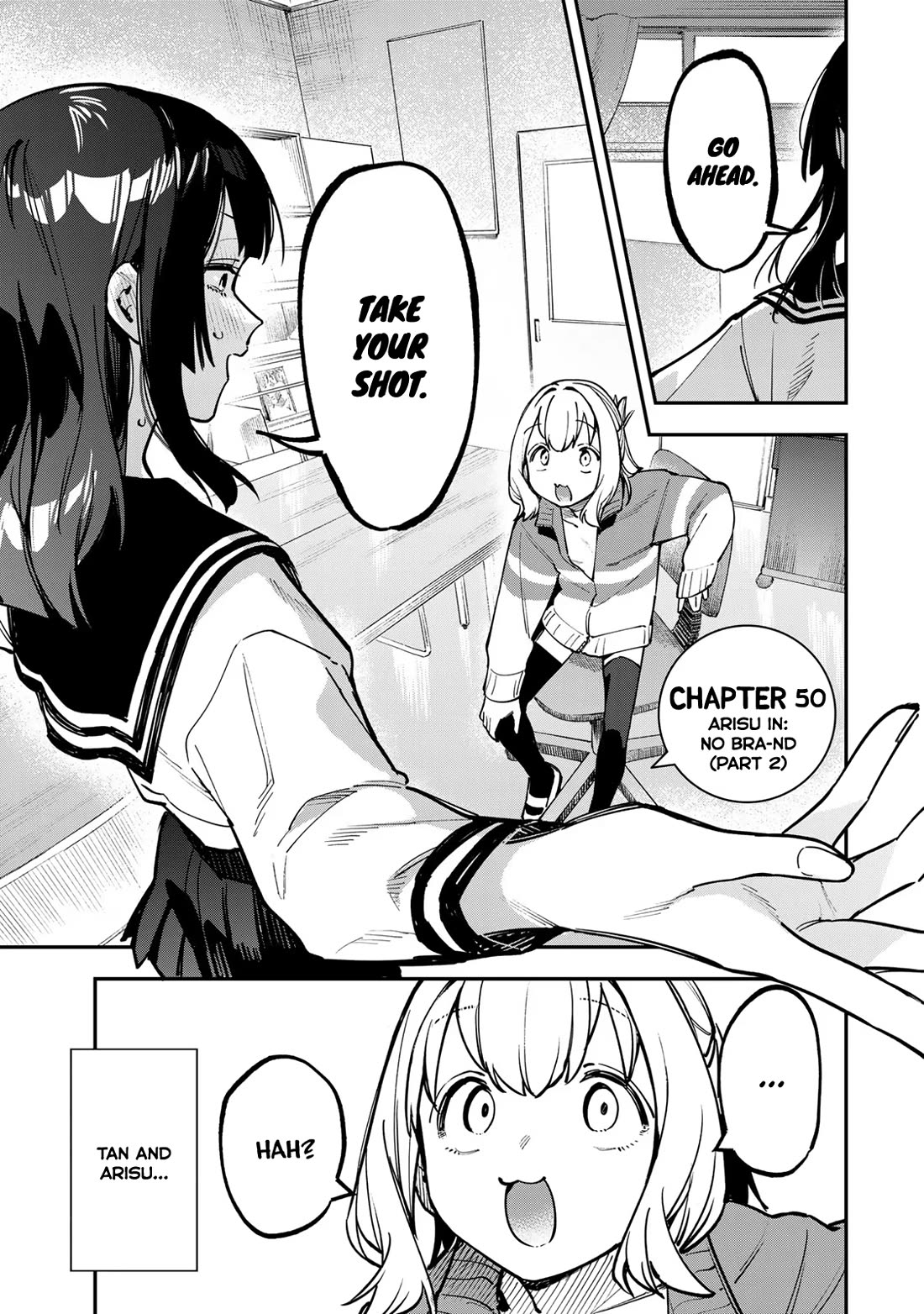 Even The Student Council Has Holes! Chapter 50 page 1 - Chapter 50: Arisu in: No Bra-nd (Part 2)