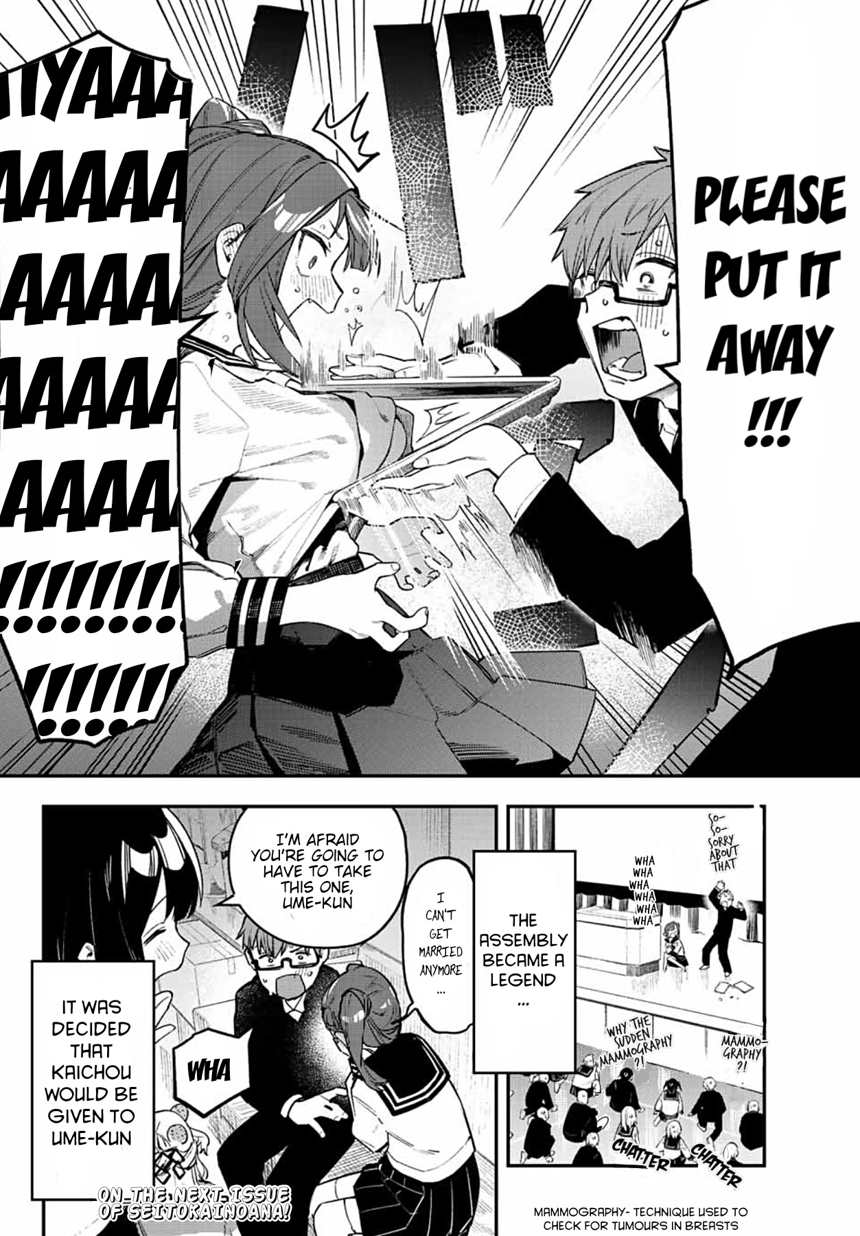 Even The Student Council Has Holes! Chapter 6 page 8 - Chapter 6: Kaichou was given to Ume-kun