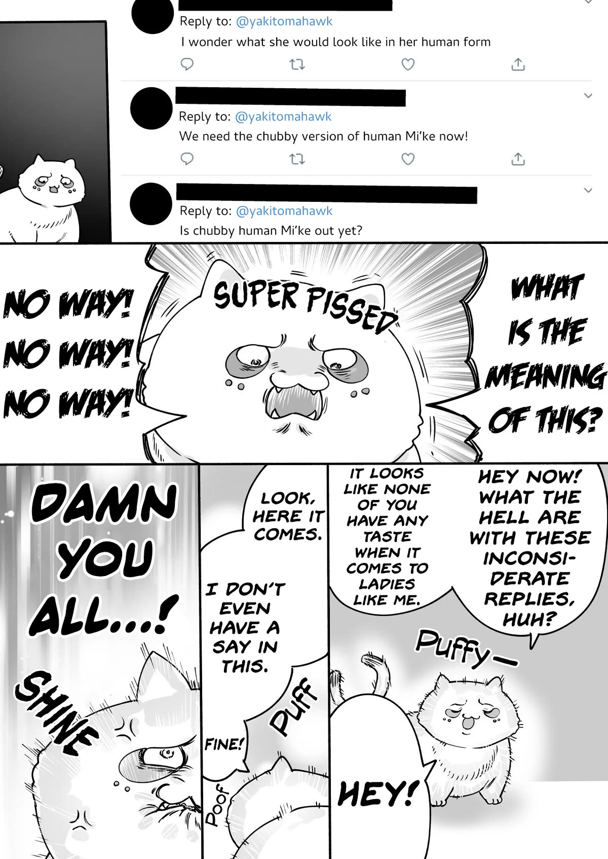 Even Though She's the Losing Heroine, The Bakeneko-chan Remains Undaunted Chapter 10.5 page 1 - Chapter 10.5: Chubby Mi'ke