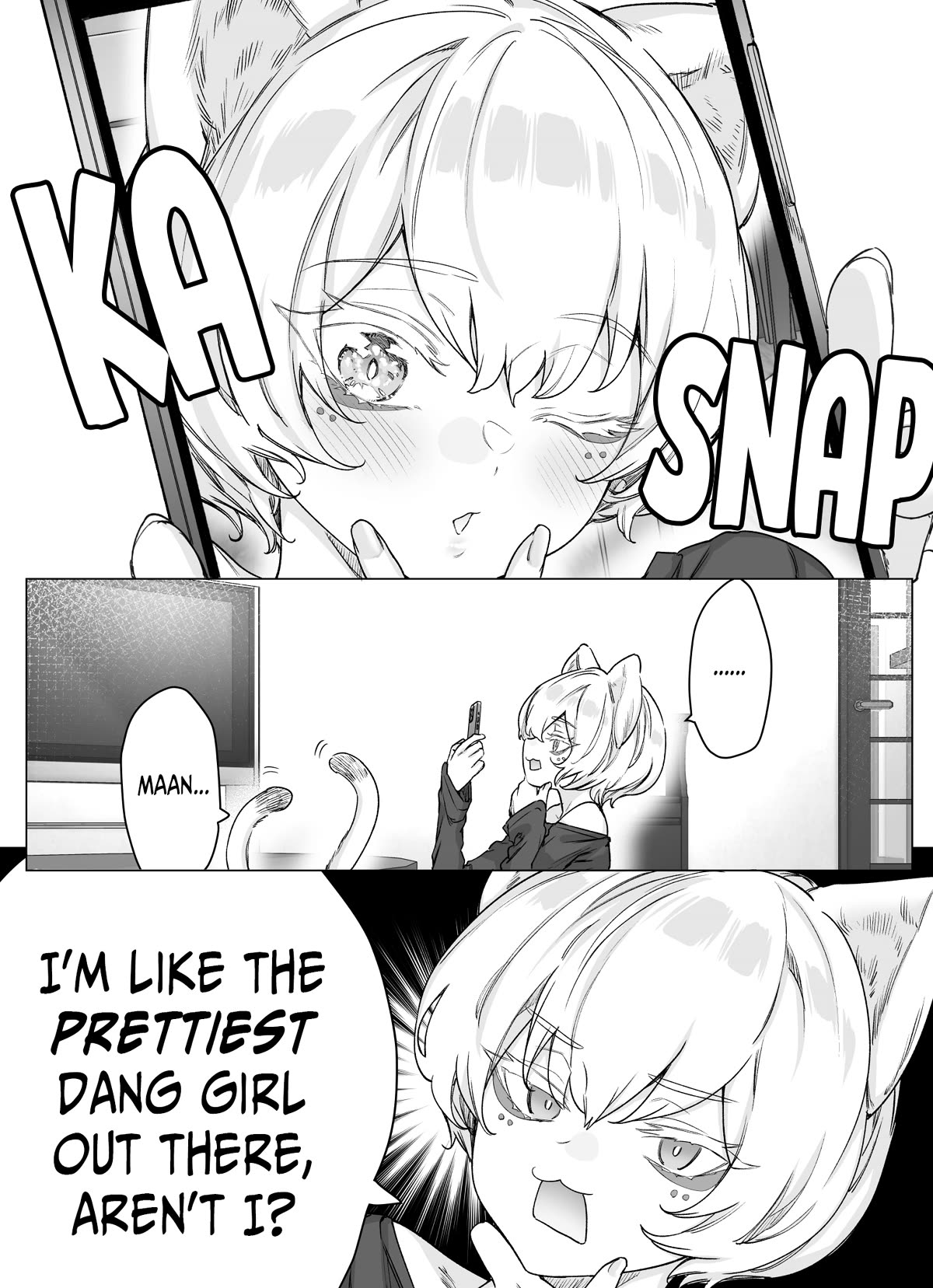 Even Though She's the Losing Heroine, The Bakeneko-chan Remains Undaunted Chapter 2 page 1 - Chapter 2: Even Though She's the Losing Heroine, The Bakeneko-chan Is A Total Pushover