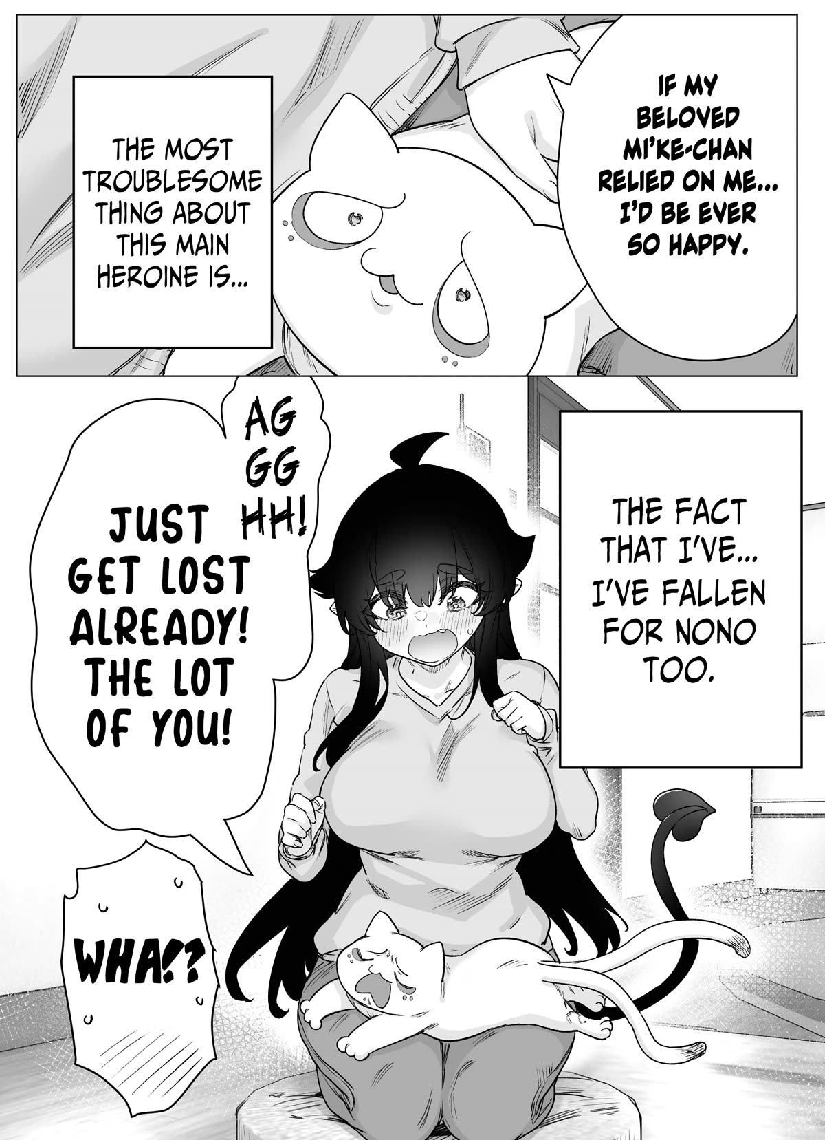 Even Though She's the Losing Heroine, The Bakeneko-chan Remains Undaunted Chapter 3 page 4 - Chapter 3: Even Though She’s the Losing Heroine, the Bakeneko-chan Doesn’t Feel Like She Can Win