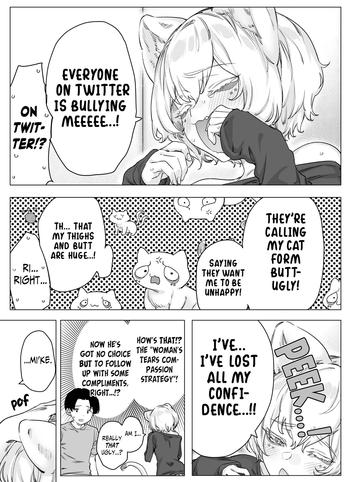 Even Though She's the Losing Heroine, The Bakeneko-chan Remains Undaunted Chapter 6 page 3 - Chapter 6: Even Though She’s the Losing Heroine, the Bakeneko-chan Wants to Be Called Cute