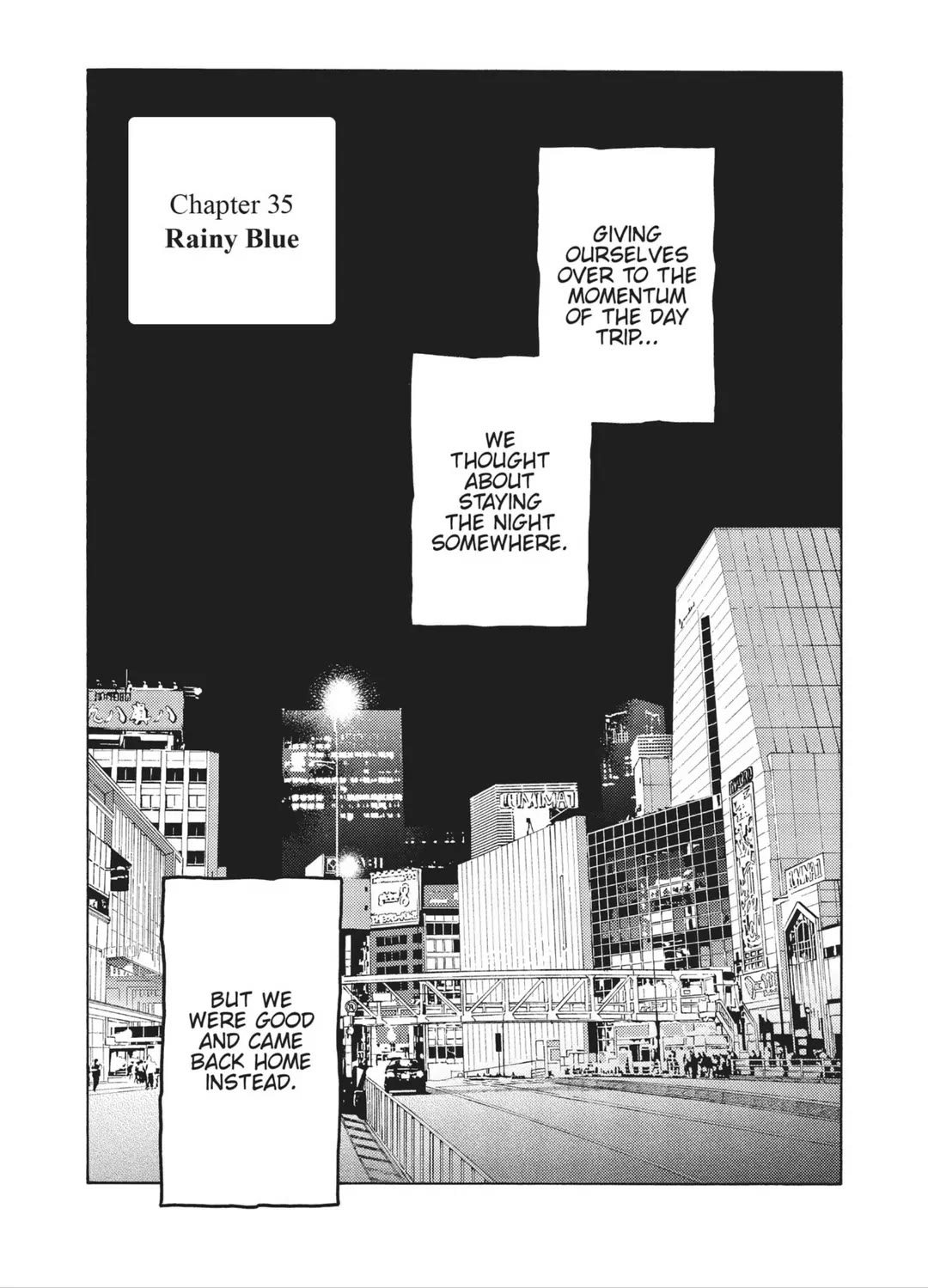 Even Though We're Adults Chapter 35 page 1 - Chapter 35: Rainy Blue