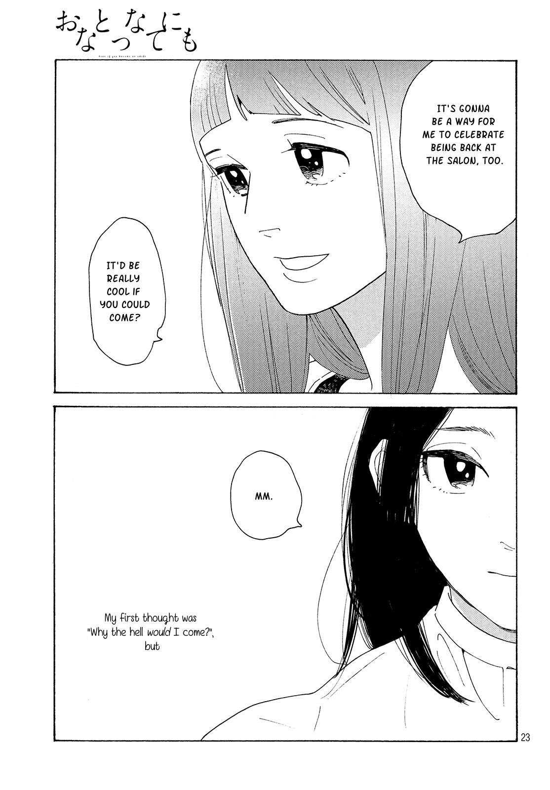 Even Though We're Adults Chapter 4 page 23 - Chapter 4