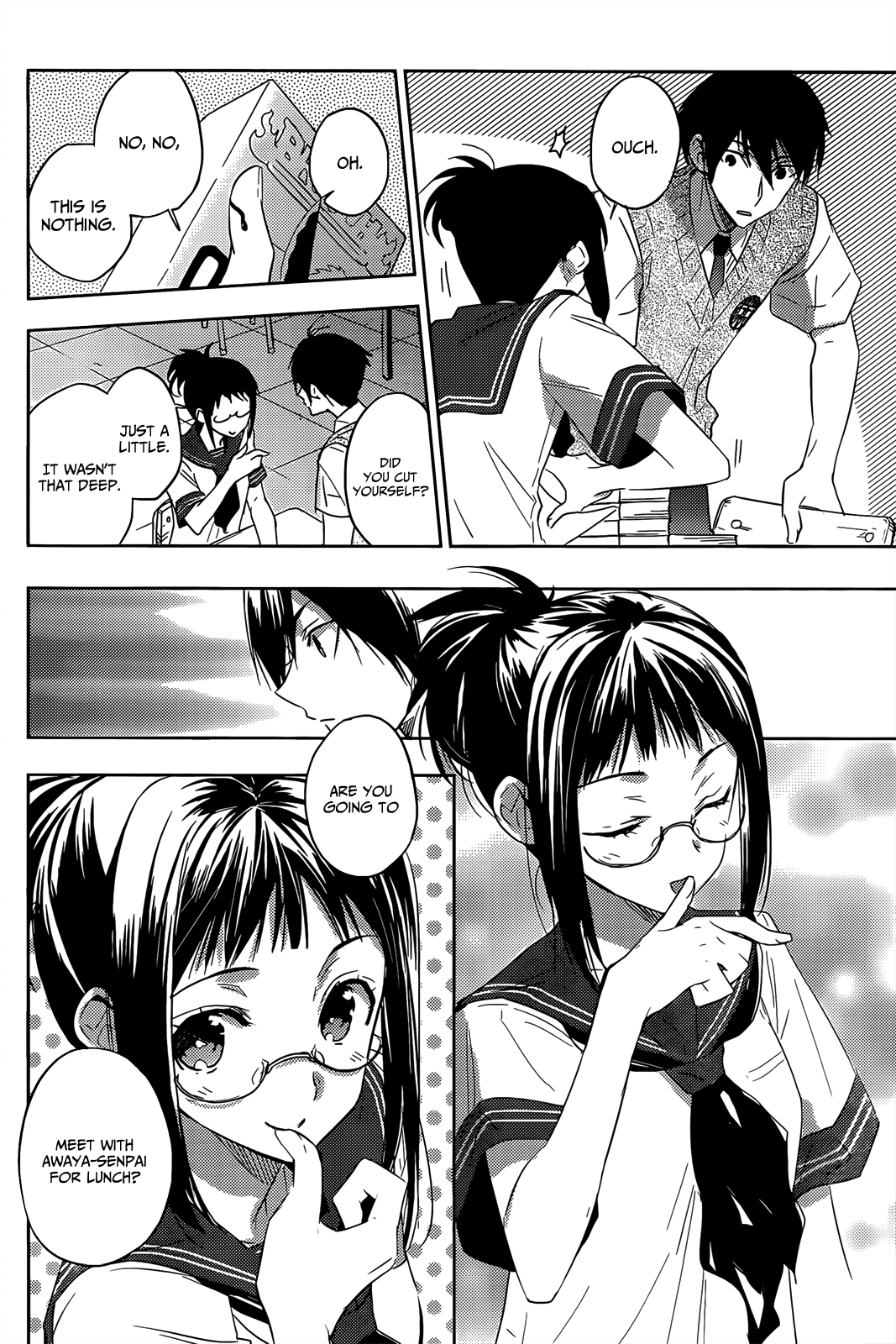 Evergreen (KASUKABE Akira) Chapter 14 page 7 - Chapter 14: To Lock Those Eyes