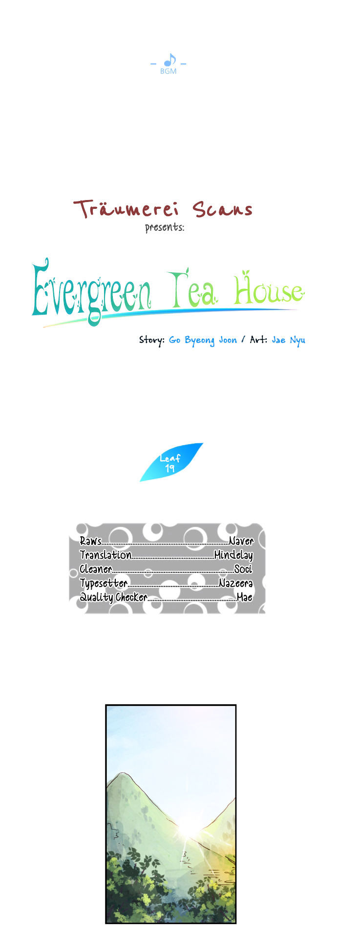 Evergreen Tea Shop Chapter 19 page 1 - Chapter 19 : The Lovely You
