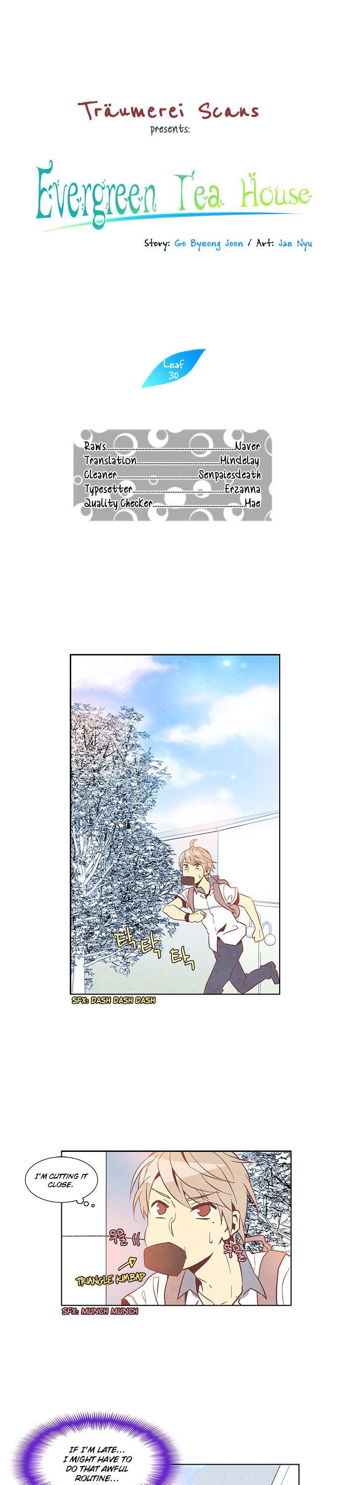 Evergreen Tea Shop Chapter 30 page 1 - Chapter 30 : Running Man