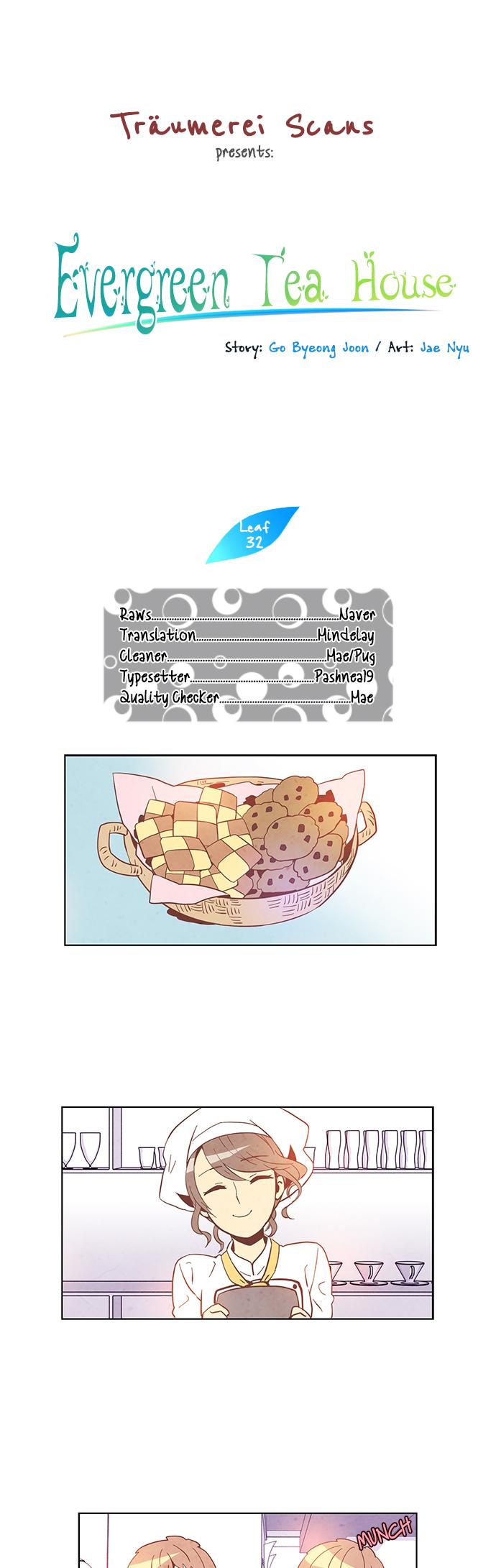 Evergreen Tea Shop Chapter 32.2 page 1 - Chapter 32 v2 : Sudden Visit