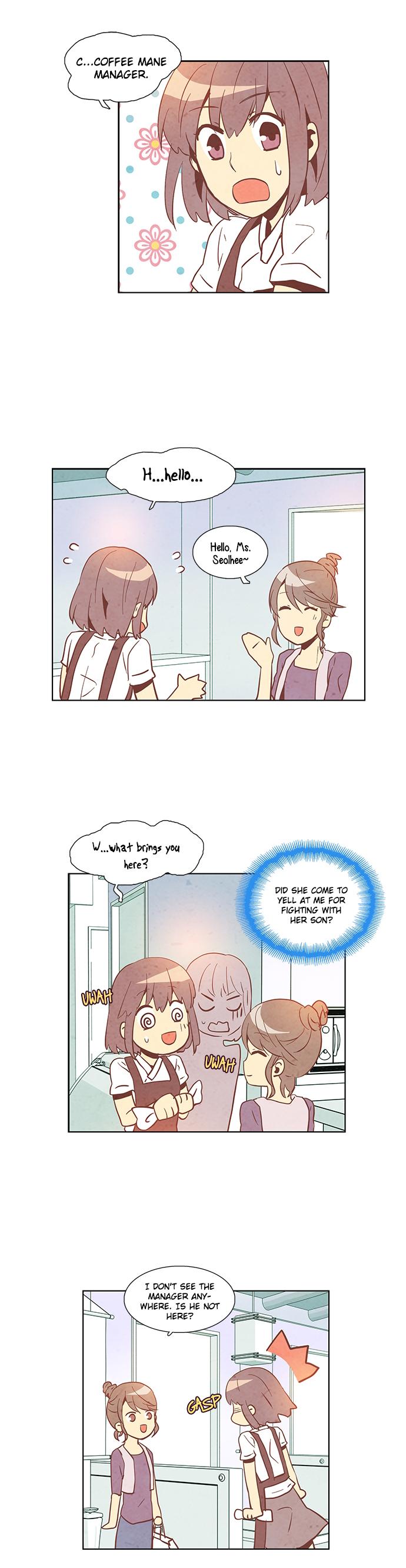 Evergreen Tea Shop Chapter 32.2 page 13 - Chapter 32 v2 : Sudden Visit