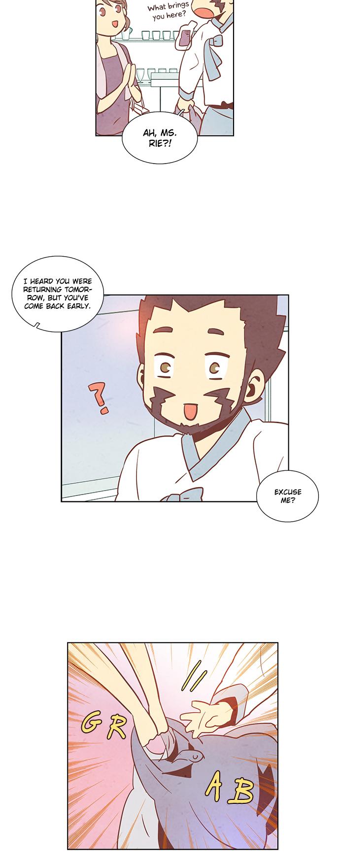 Evergreen Tea Shop Chapter 32.2 page 16 - Chapter 32 v2 : Sudden Visit