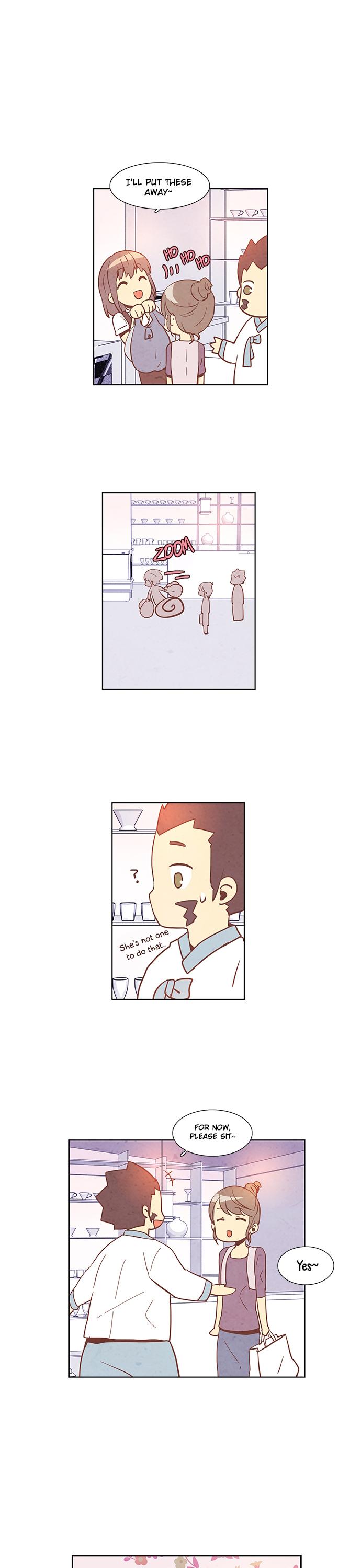 Evergreen Tea Shop Chapter 32.2 page 17 - Chapter 32 v2 : Sudden Visit
