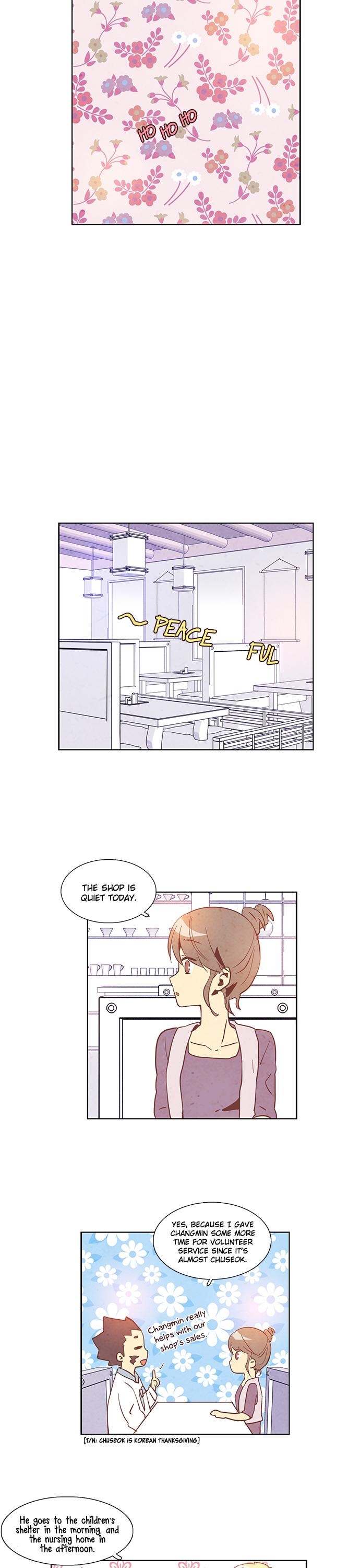 Evergreen Tea Shop Chapter 32.2 page 18 - Chapter 32 v2 : Sudden Visit