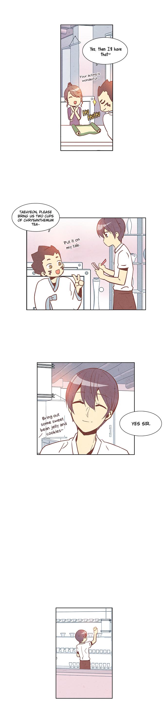 Evergreen Tea Shop Chapter 32.2 page 22 - Chapter 32 v2 : Sudden Visit