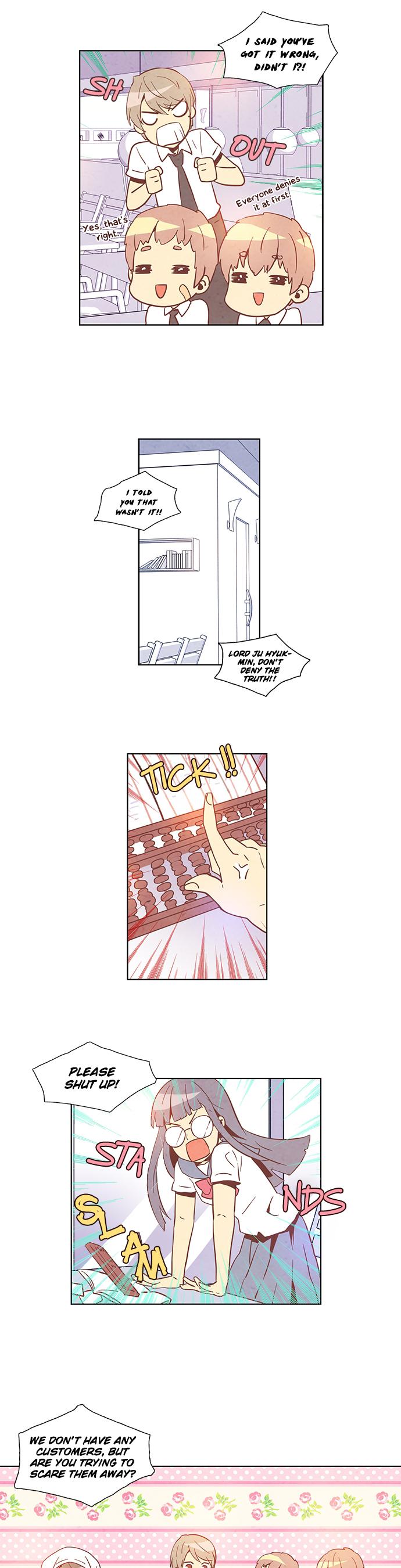 Evergreen Tea Shop Chapter 32.2 page 5 - Chapter 32 v2 : Sudden Visit