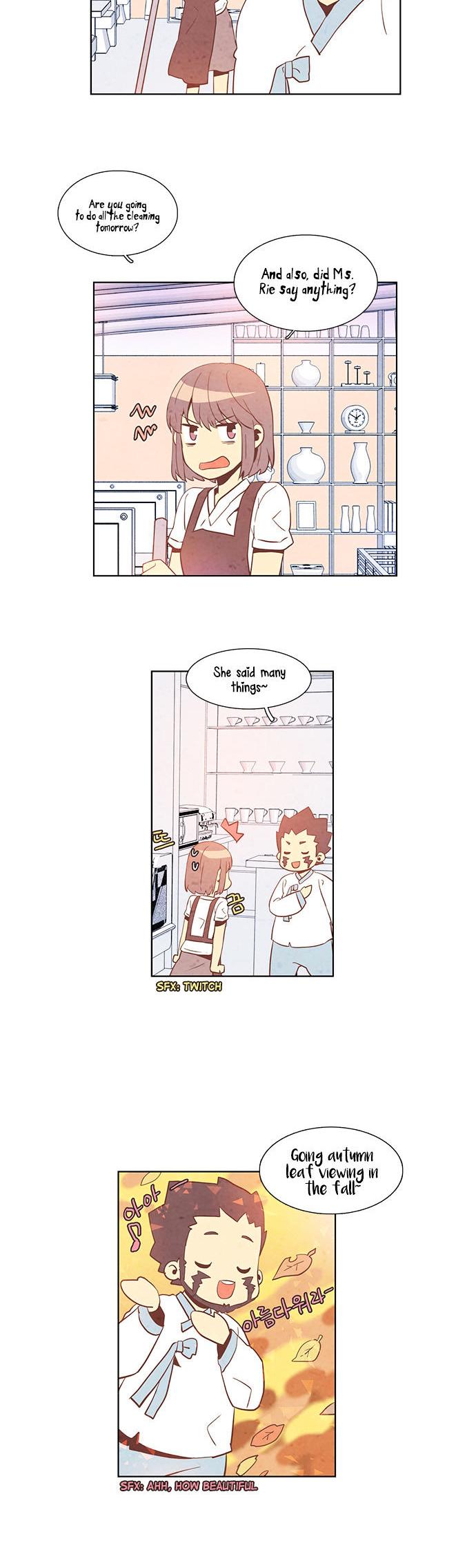 Evergreen Tea Shop Chapter 33 page 21 - Chapter 33 : Glance
