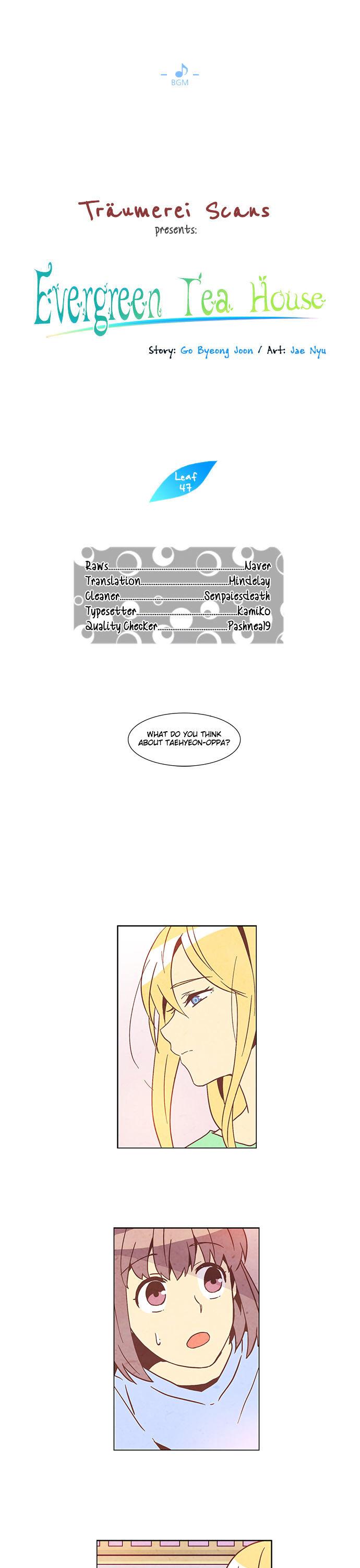 Evergreen Tea Shop Chapter 47 page 1 - Chapter 47 : Wavering Relationships