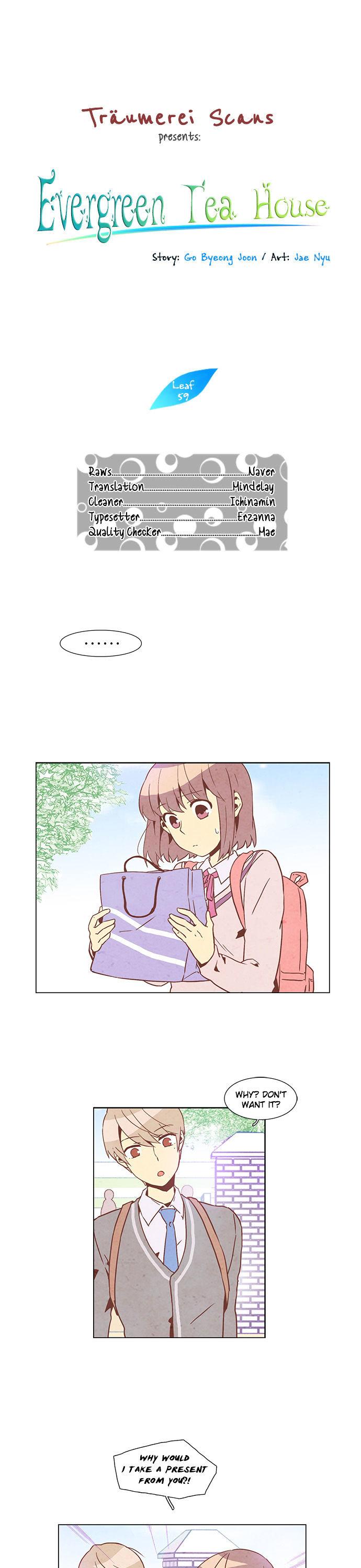 Evergreen Tea Shop Chapter 59 page 1 - Chapter 59 : Distasteful Feelings