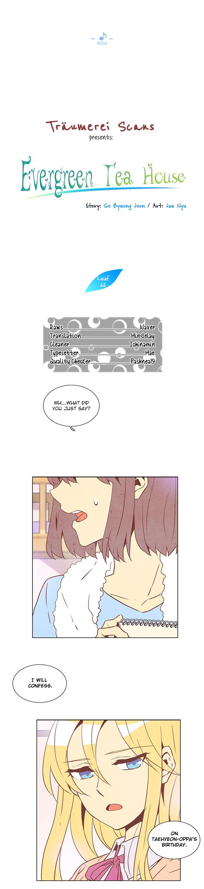 Evergreen Tea Shop Chapter 66.2 page 1 - Chapter 66 v2 : Timing