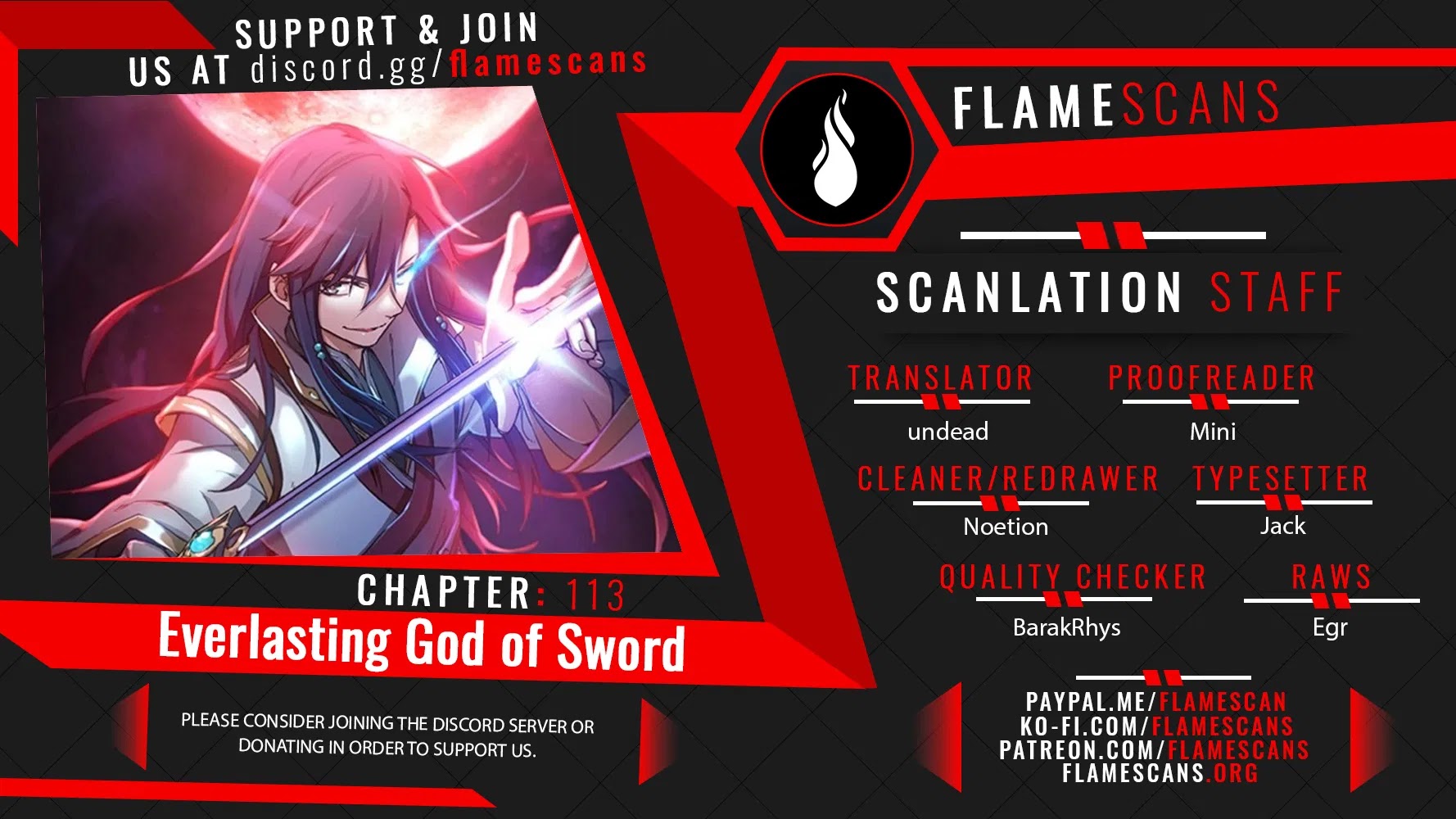 Everlasting God of Sword Chapter 113 page 1 - Chapter 113
