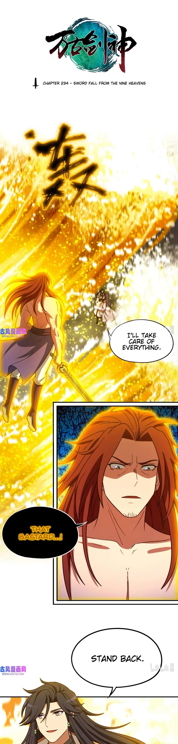 Everlasting God of Sword Chapter 234 page 1 - Chapter 234: Sword Fall from the Nine Heavens