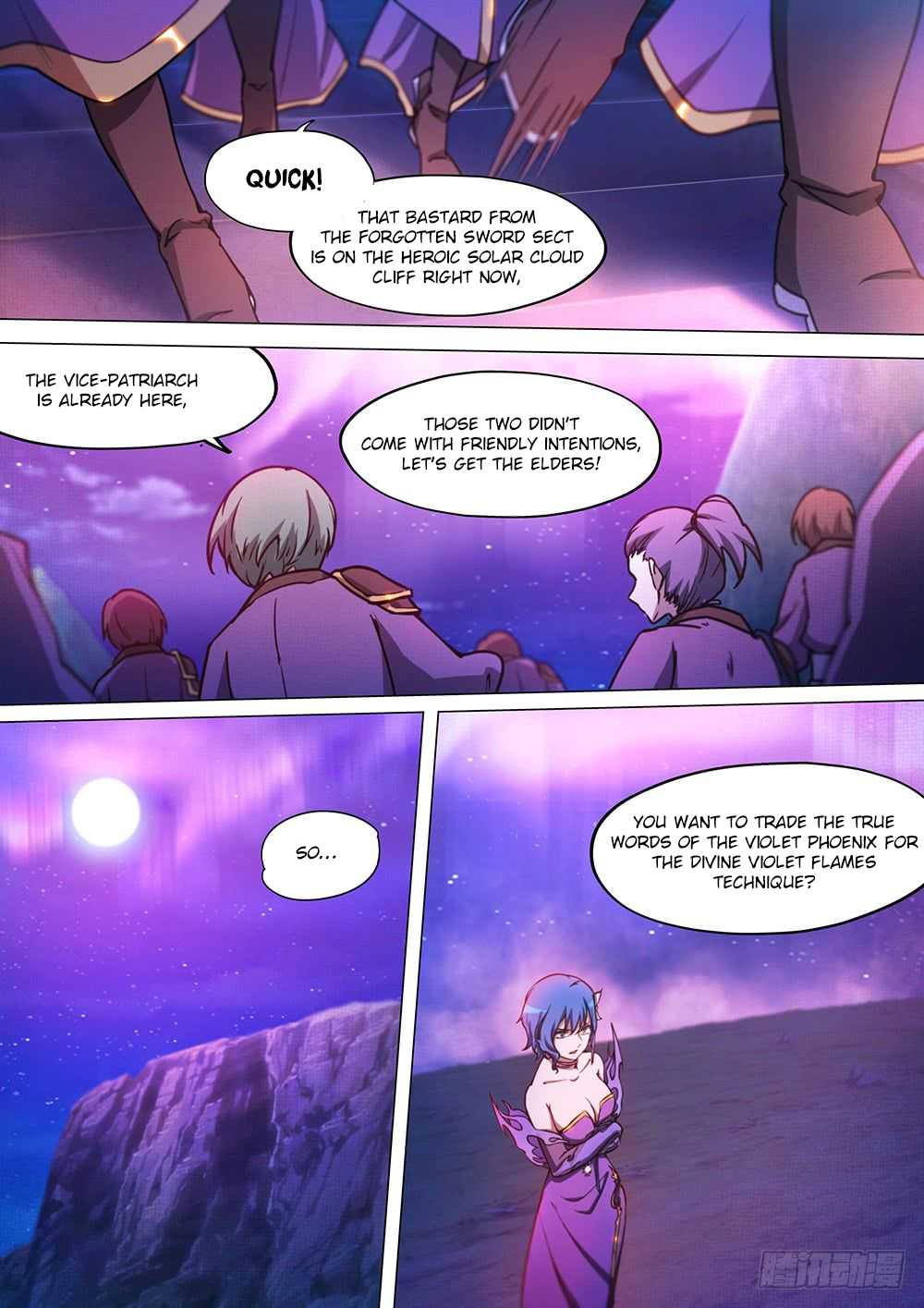 Everlasting God of Sword Chapter 53 page 2 - Chapter 53: The Flame Of The Violet Emperor