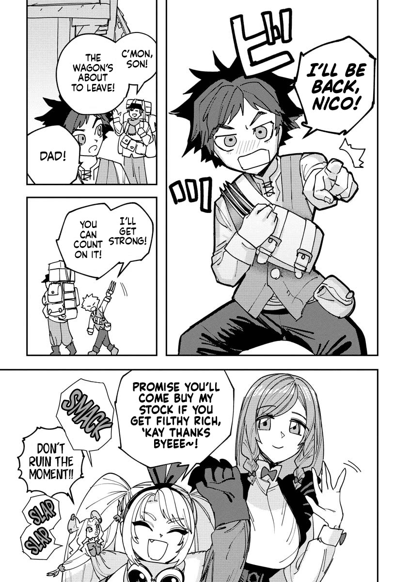 Every Adventure Needs Weapons! ~The Meticulous Rudy's Blacksmith Life~ Chapter 12 page 23 - Chapter 12: Commission for Elio, Traveling Merchant's Son
