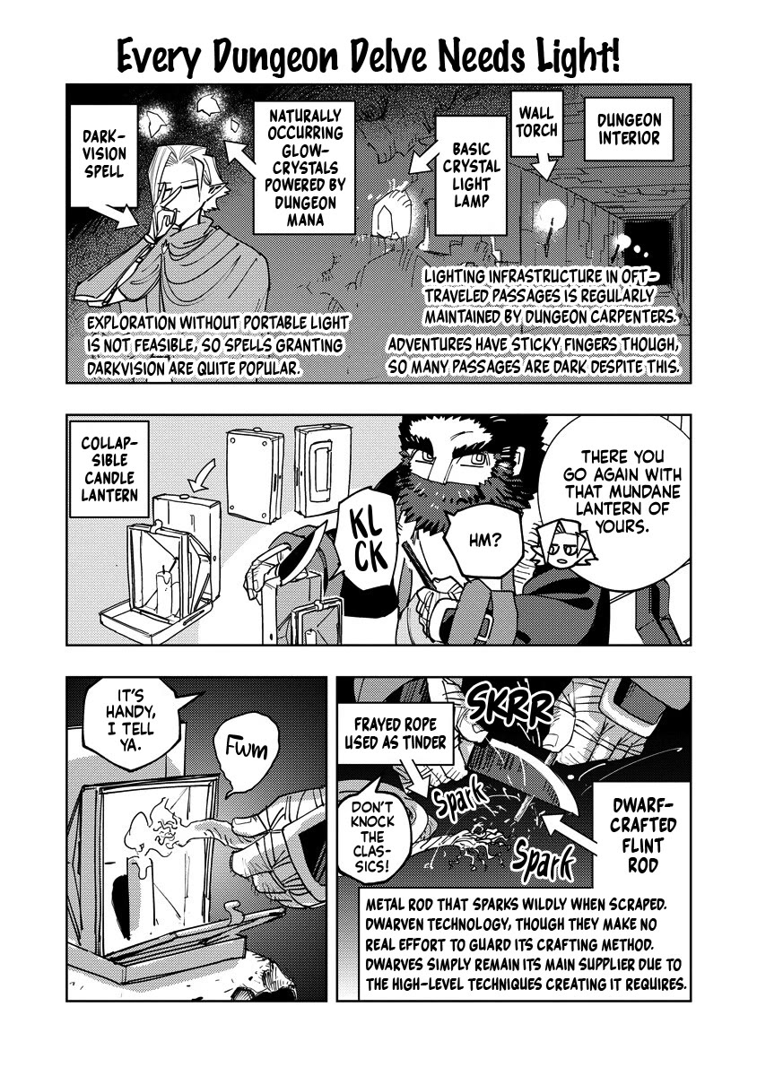 Every Adventure Needs Weapons! ~The Meticulous Rudy's Blacksmith Life~ Chapter 20.5 page 1 - Chapter 20.5: Every Dungeon Delve Needs Light!