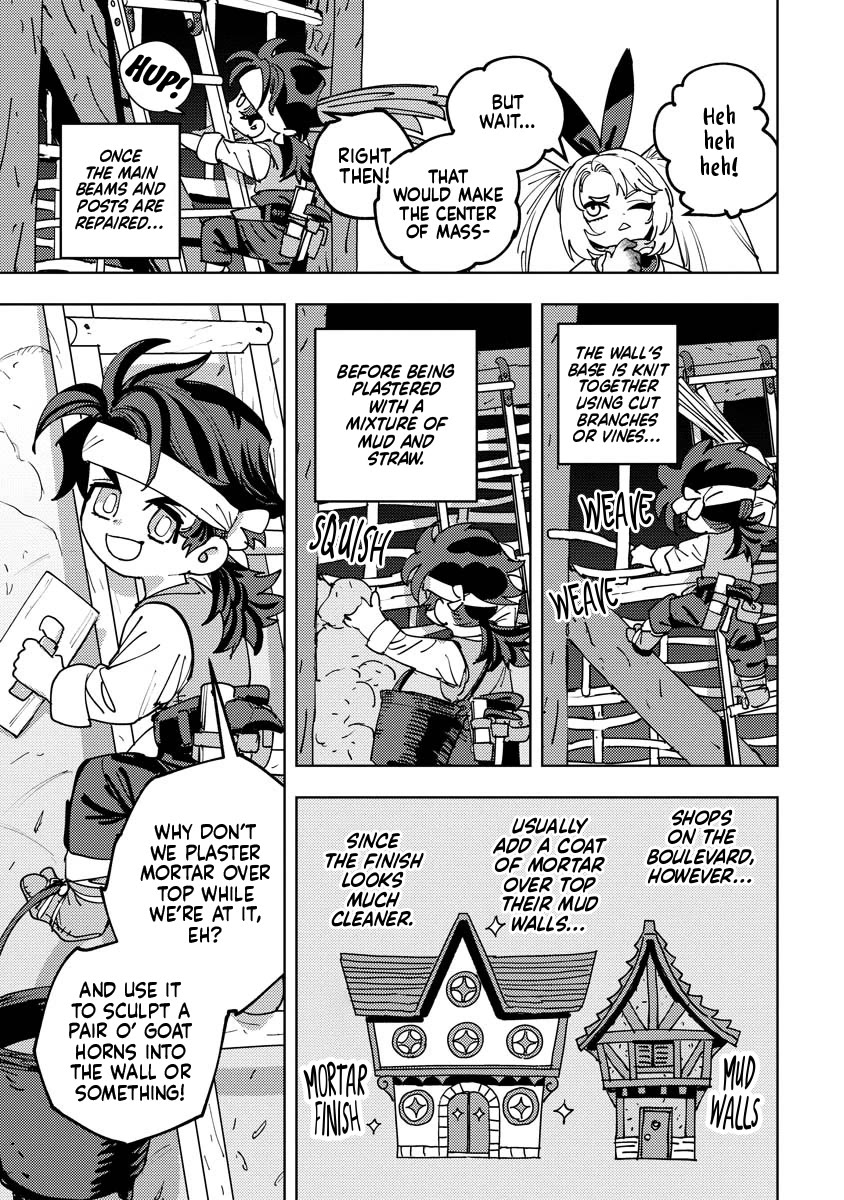 Every Adventure Needs Weapons! ~The Meticulous Rudy's Blacksmith Life~ Chapter 6.2 page 1 - Chapter 6.2: The Vane Goat Hires Berson the Dungeon Carpenter (Part 2)