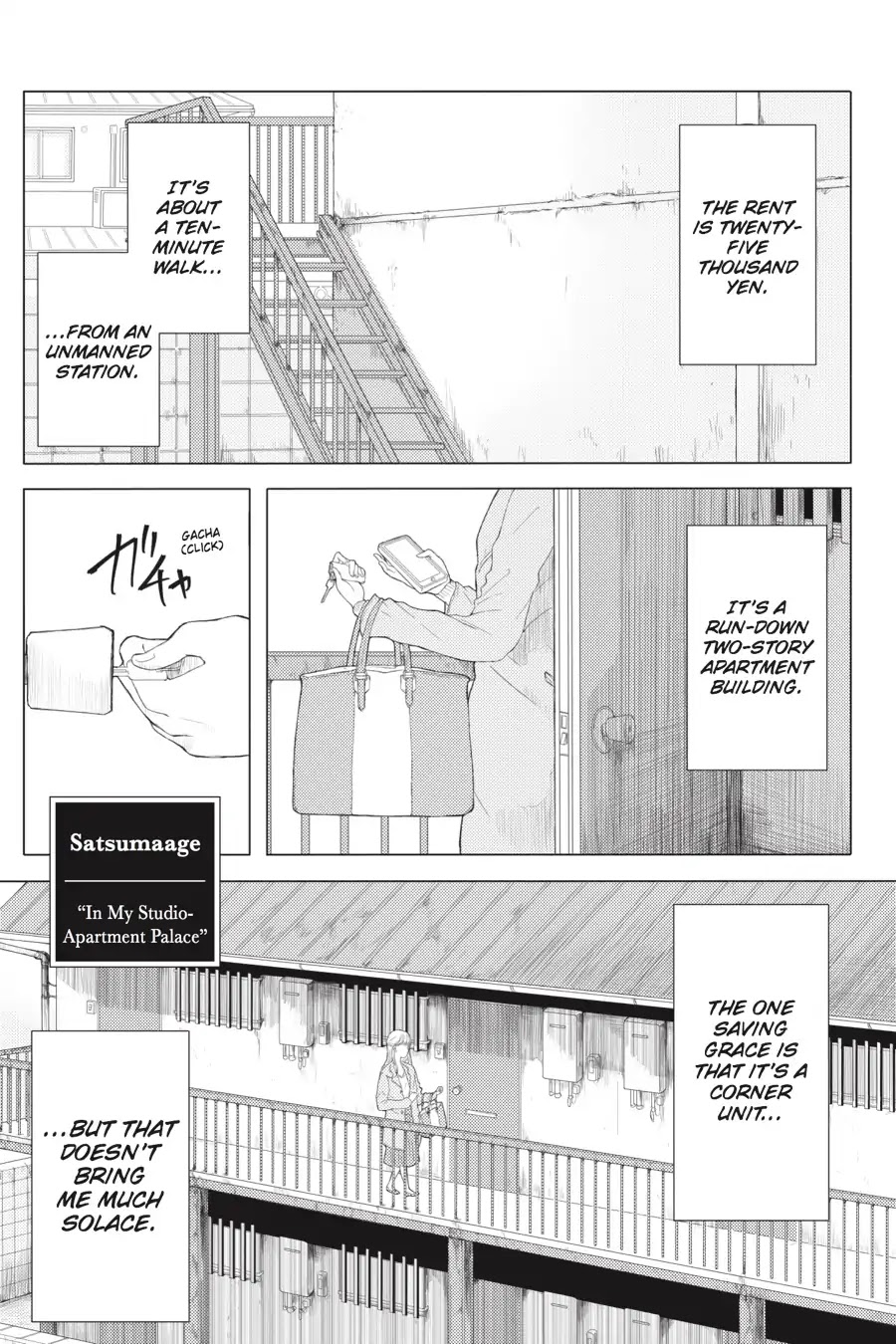 Every Time We Meet Eye to Eye, I Fall in Love with Her Chapter 1.0-14 page 1 - Vol.1 Chapter: Satsumaage - In My Studio-Apartment Palace